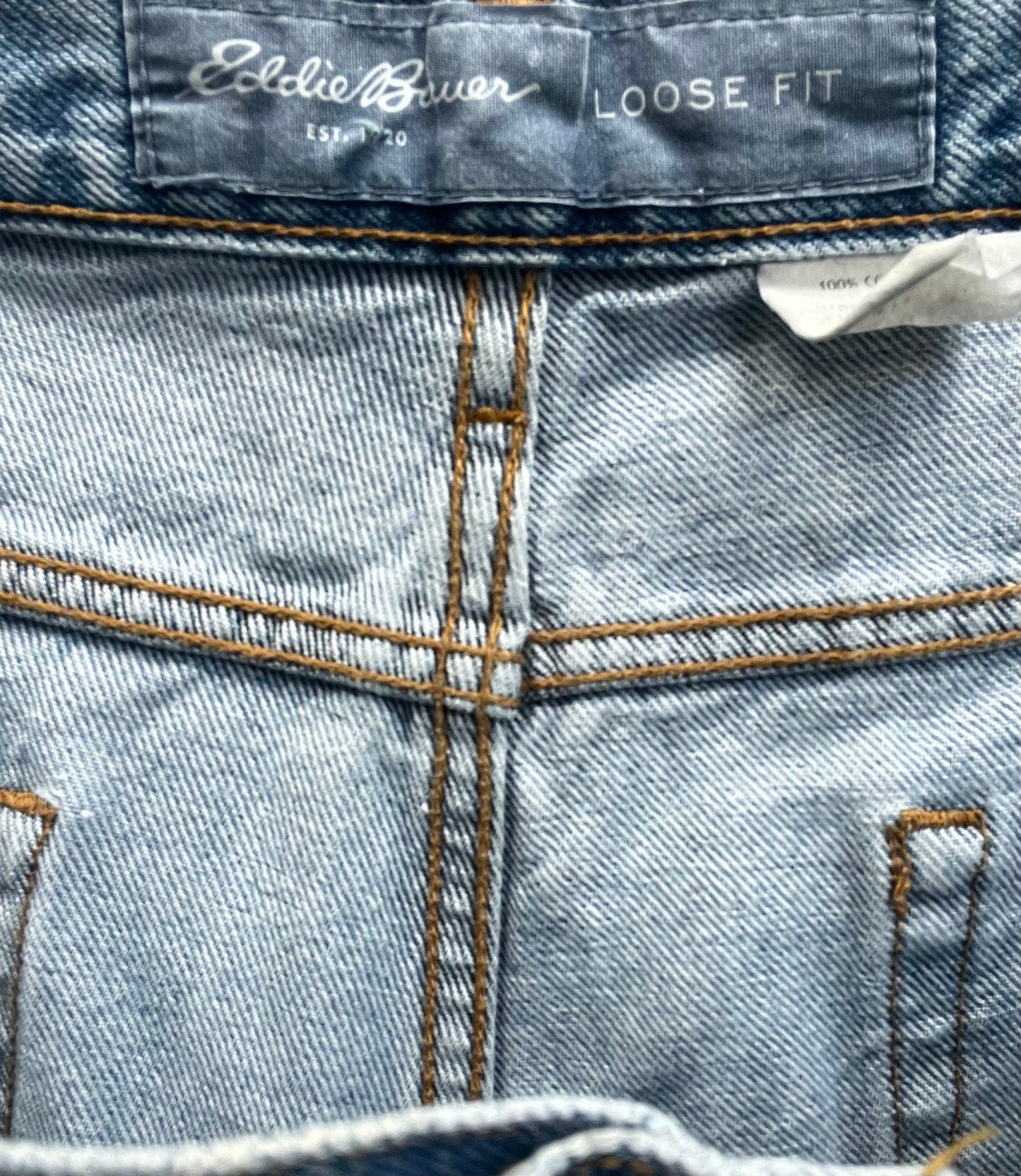 Vintage Eddie Bauer Loose Fit Denim sz 12/14