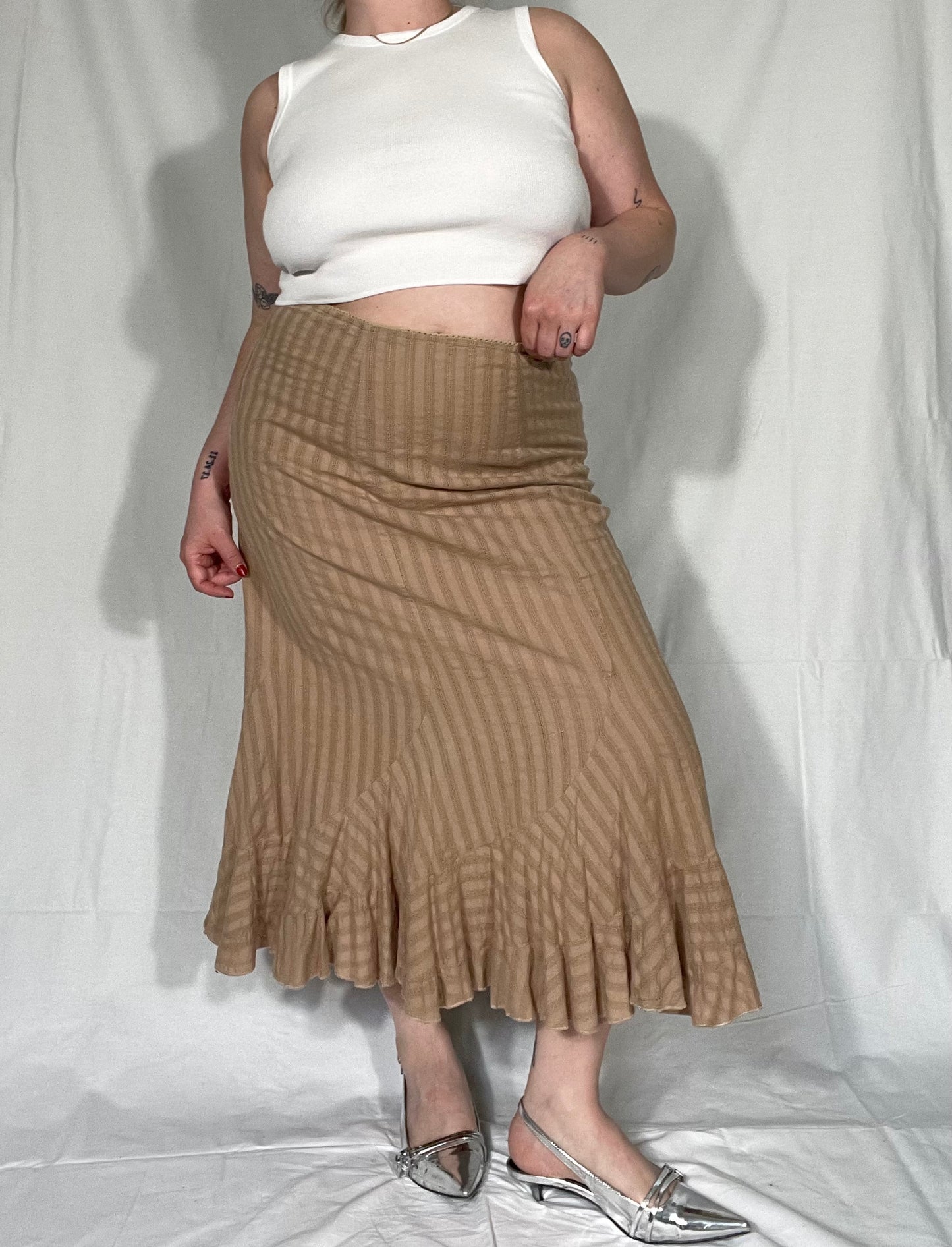 Vintage Style & Co Cotton Midi Skirt