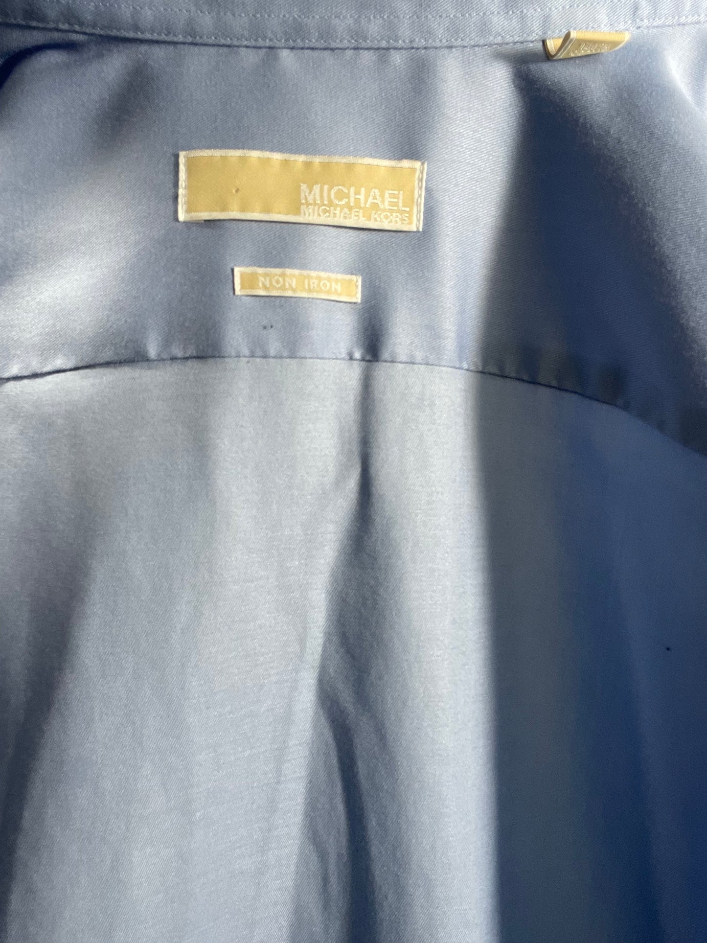 Blue Michael Kors Button Down