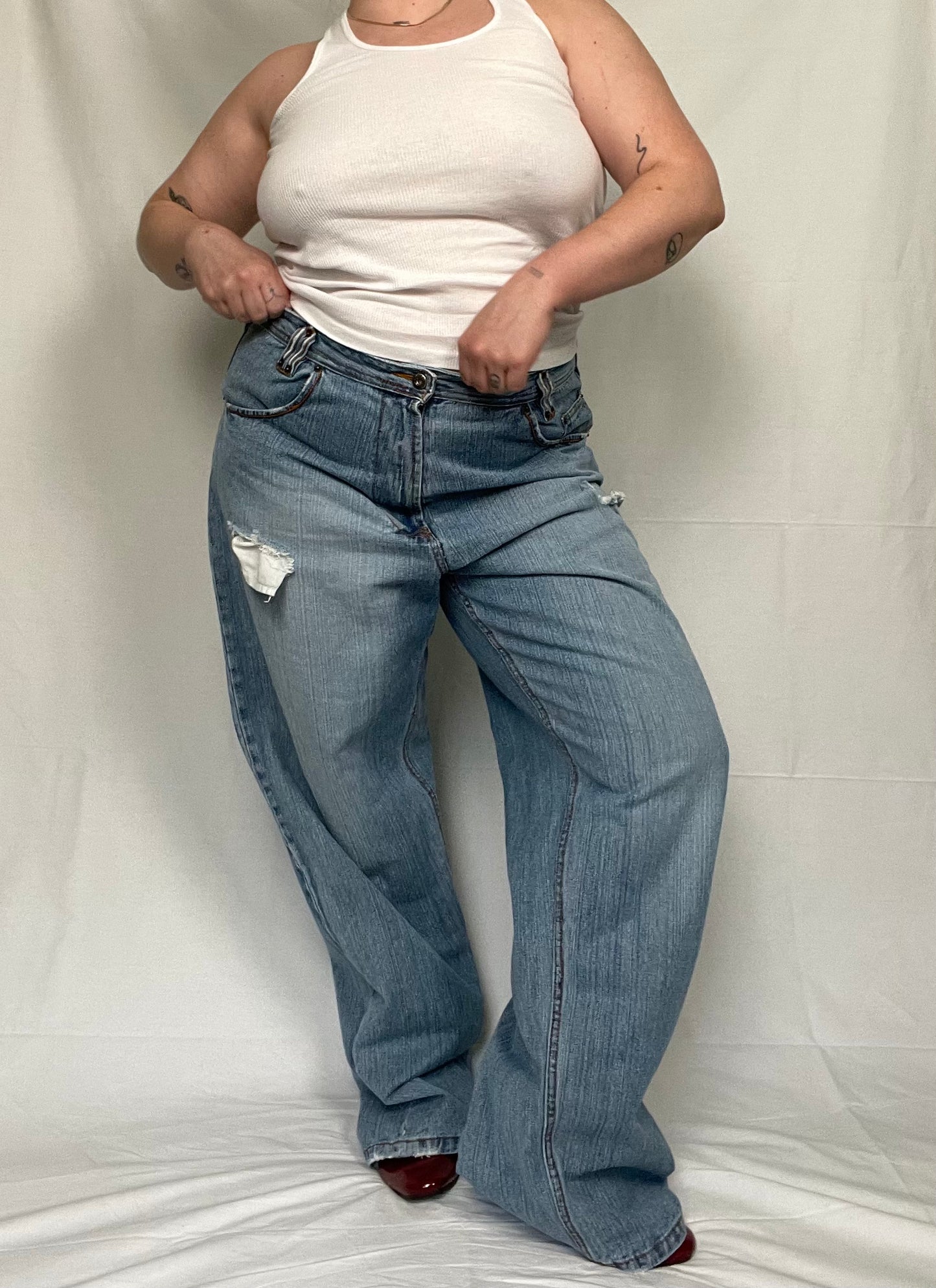 Vintage Y2K Street Style Baggy Denim Pant