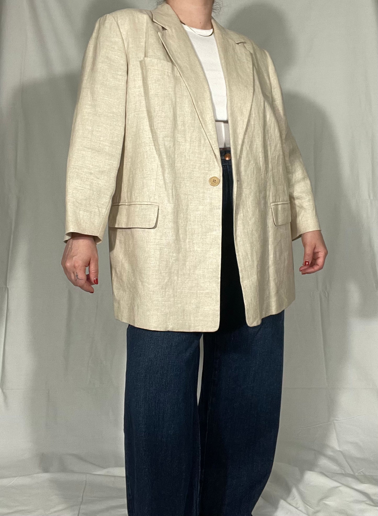 Retro Talbots Linen “Women’s” Blazer