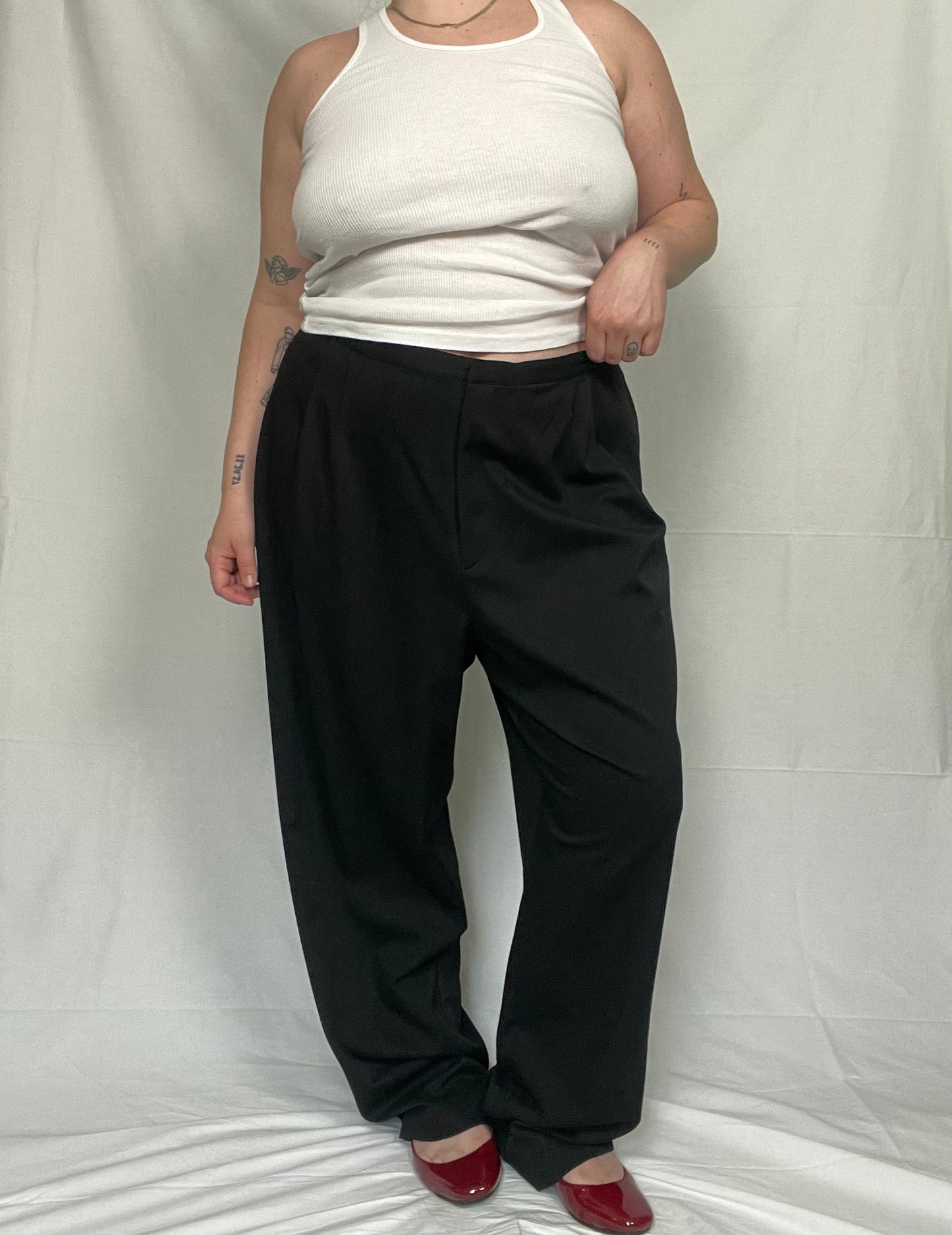 Retro Classic Black Talbots Trouser Pant