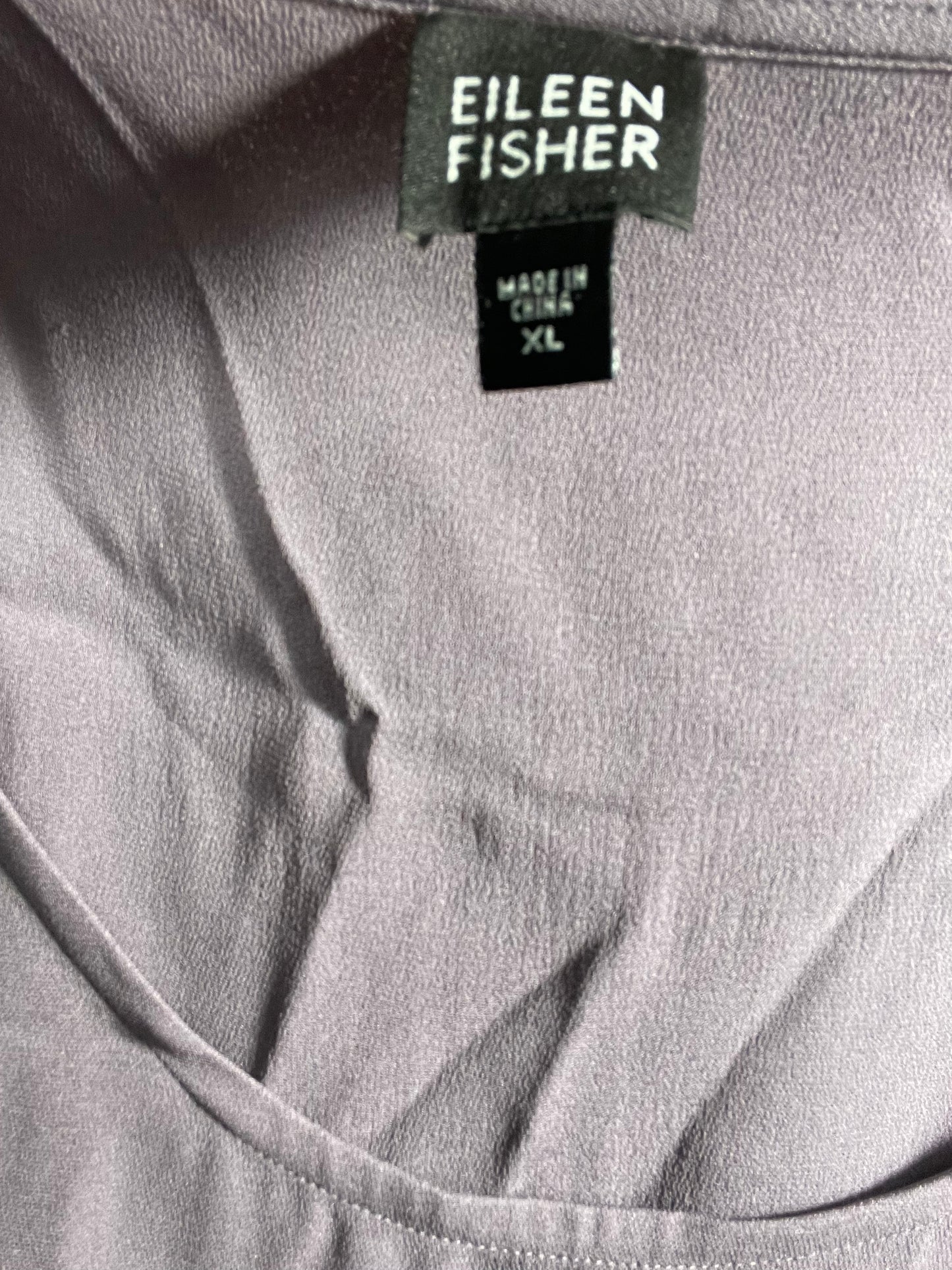 Eileen Fisher Mauve Silk Top