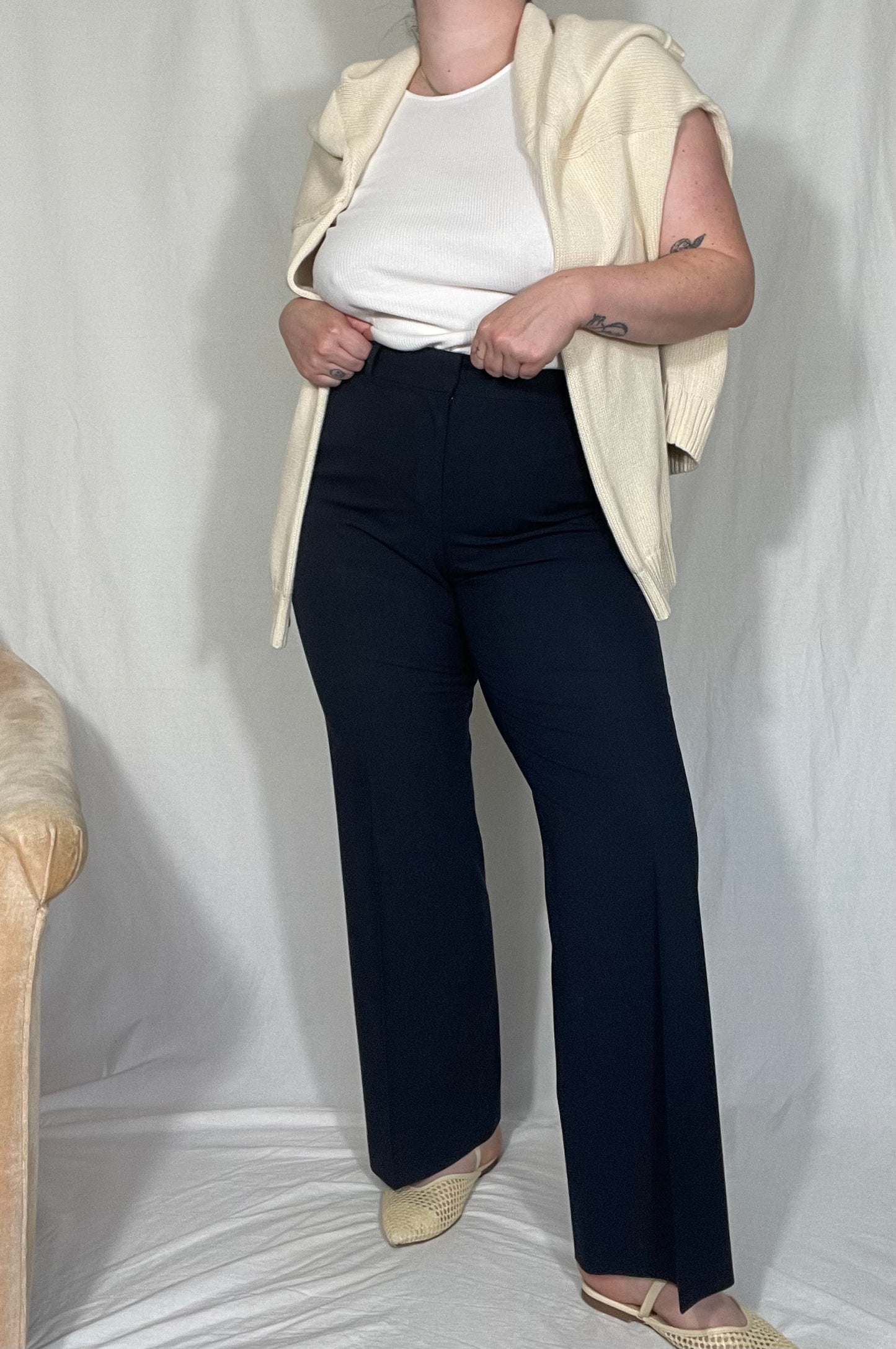 Navy Ann Taylor Trouser Pant