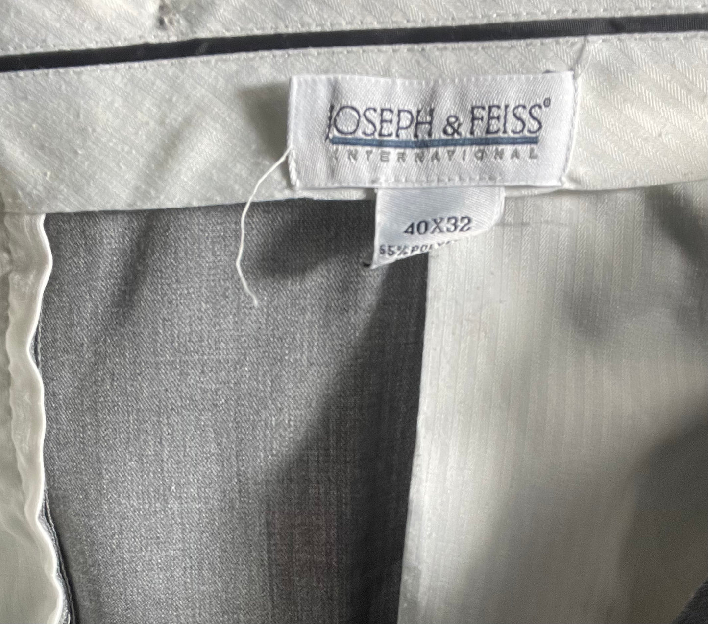 Classic Gray “Menswear” Pleated Trouser Pant