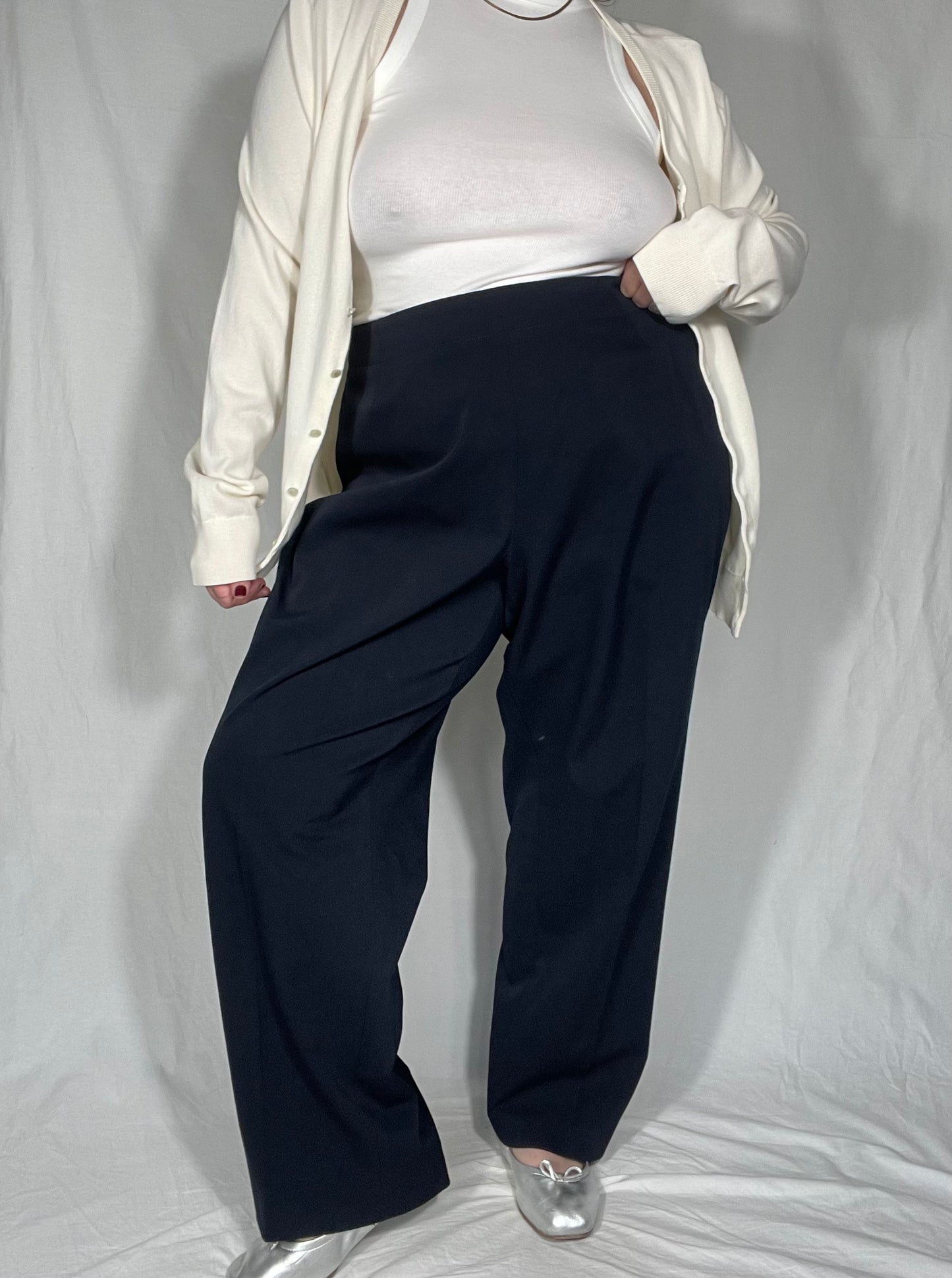 Talbots Navy Trouser Pant