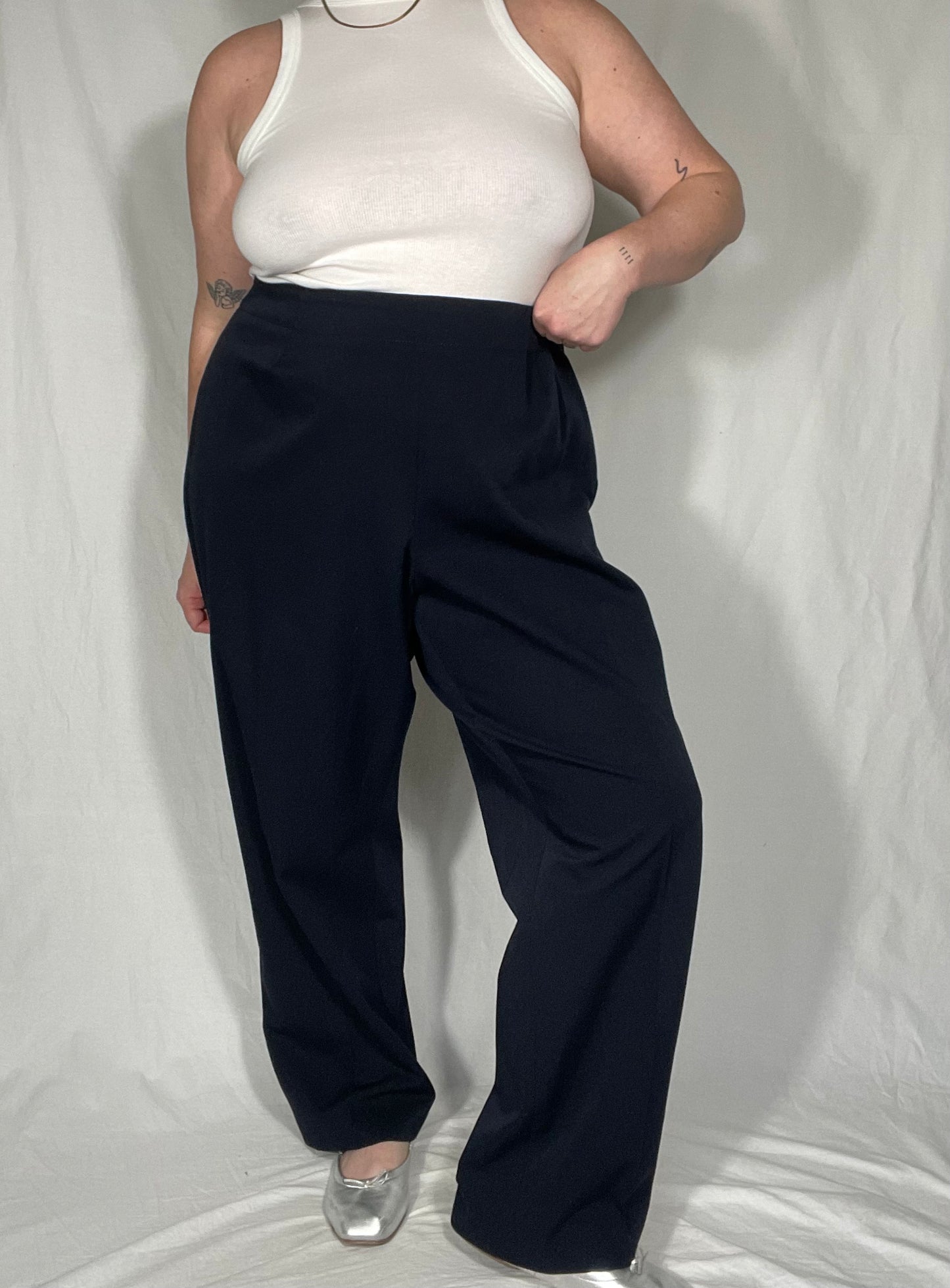 Talbots Navy Trouser Pant