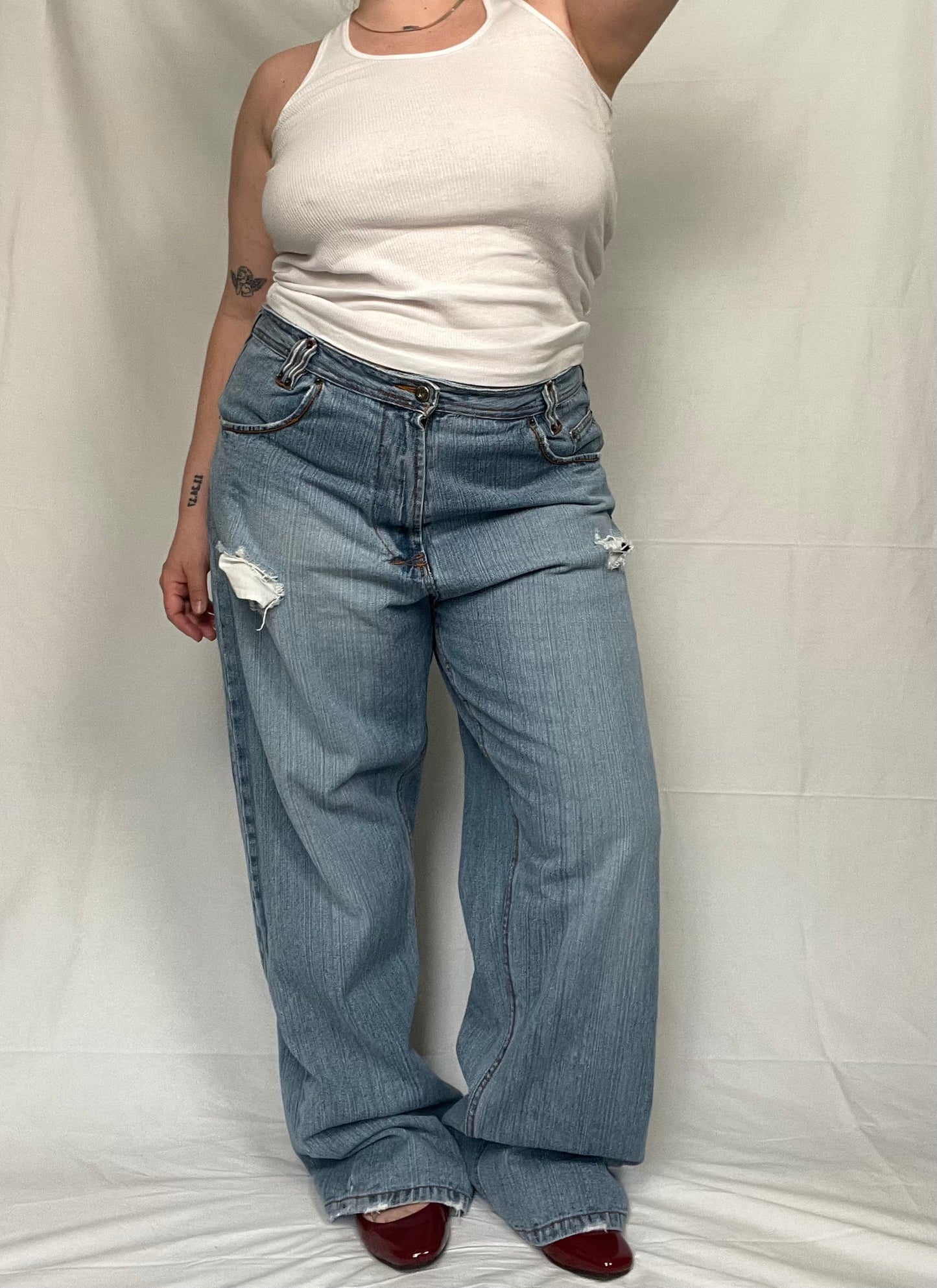 Vintage Y2K Street Style Baggy Denim Pant