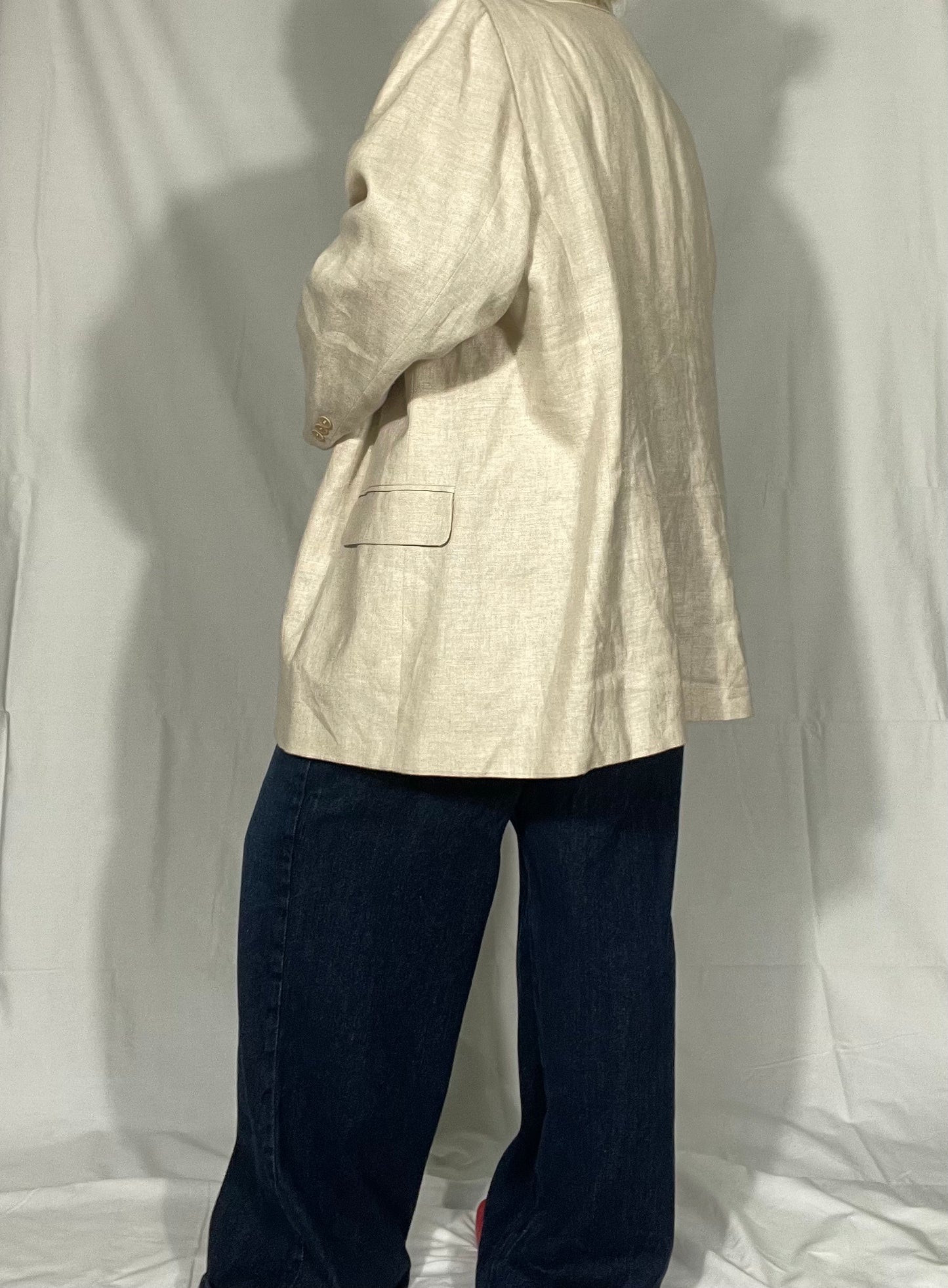 Retro Talbots Linen “Women’s” Blazer