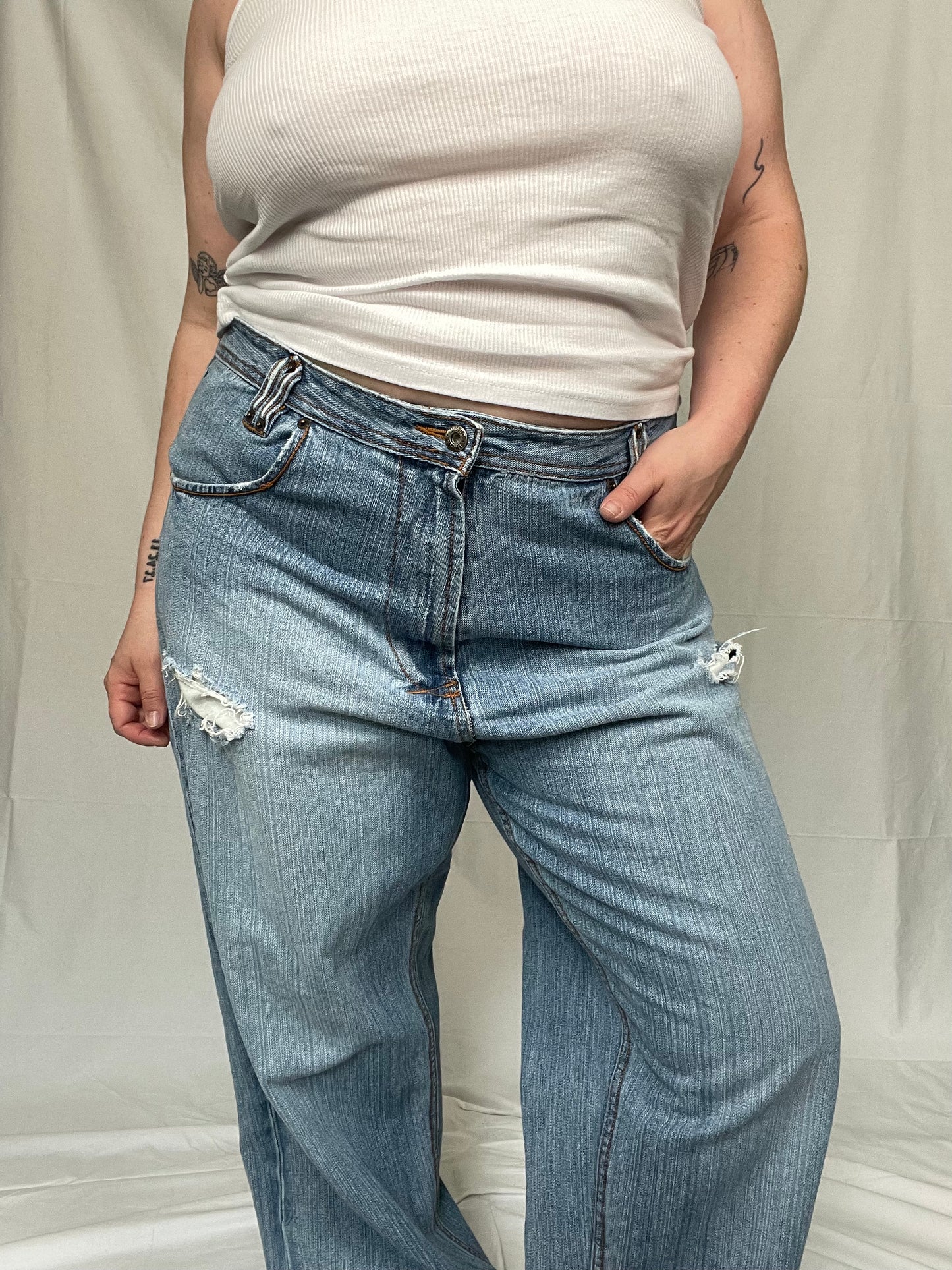 Vintage Y2K Street Style Baggy Denim Pant