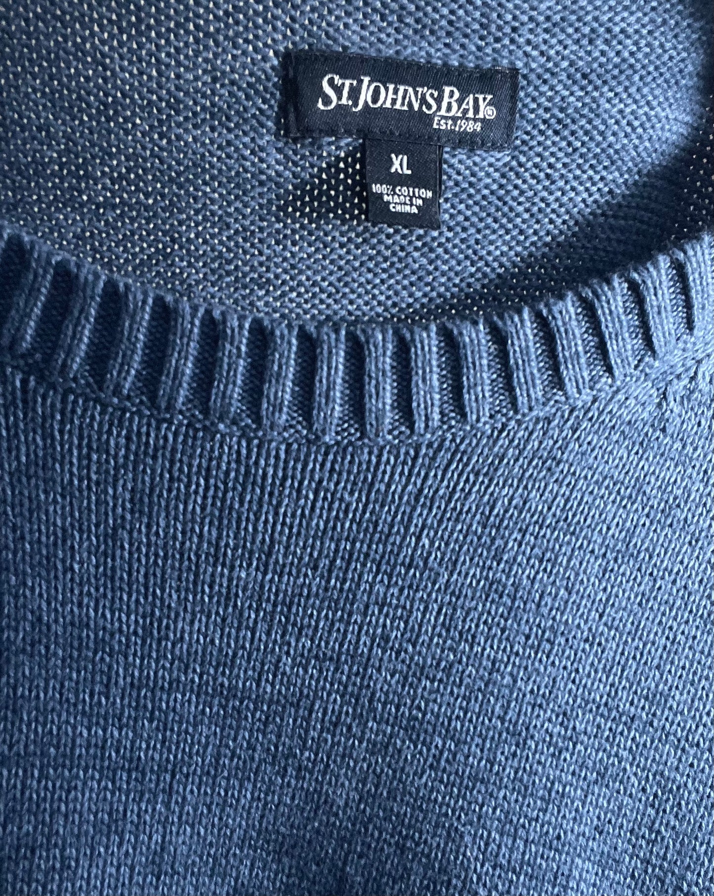 Retro St John’s Bay “Menswear” Knit Sweater