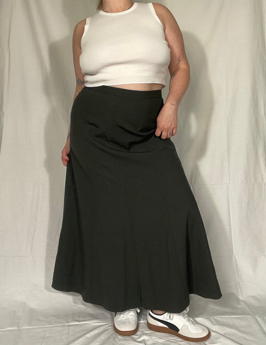 Vintage Jones NY Wool Blend Flowy Skirt