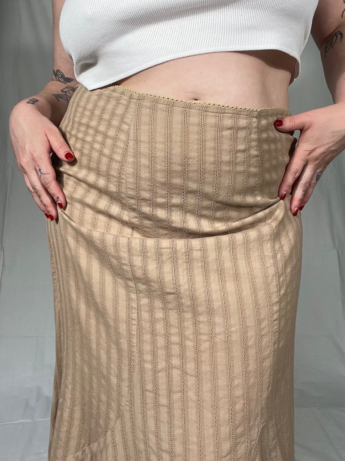 Vintage Style & Co Cotton Midi Skirt