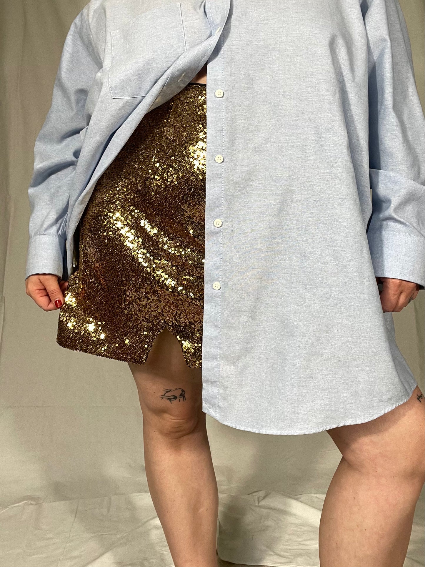 NWT Eloquii Sequin Mini Skirt