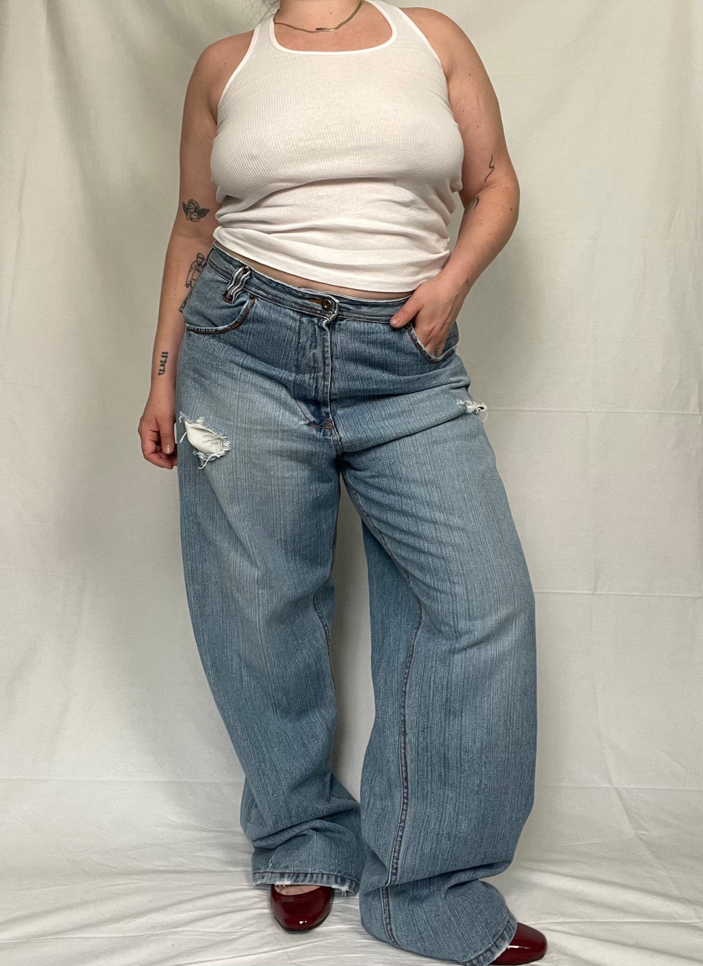 Vintage Y2K Street Style Baggy Denim Pant