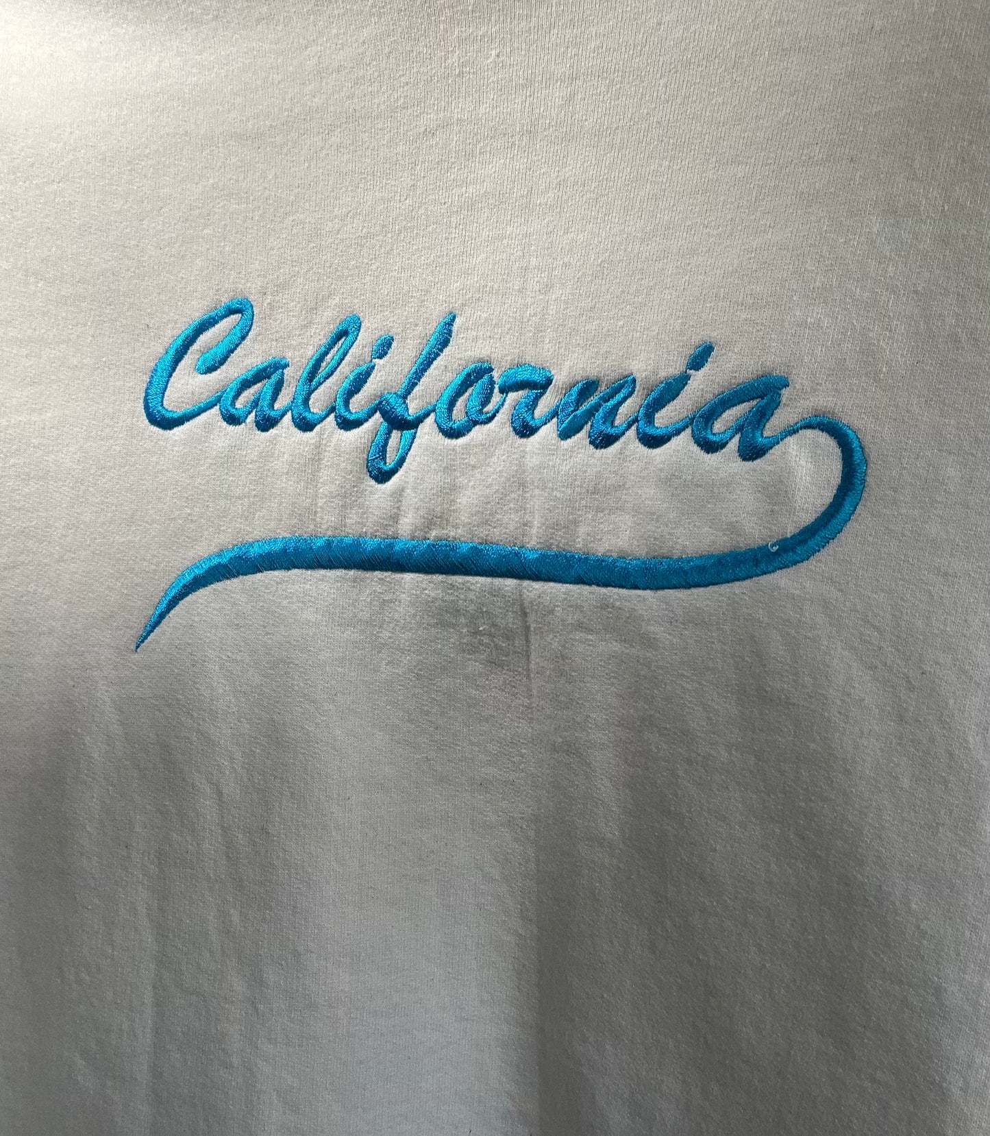 Vintage “California” Embroidered Crew Neck Sweater