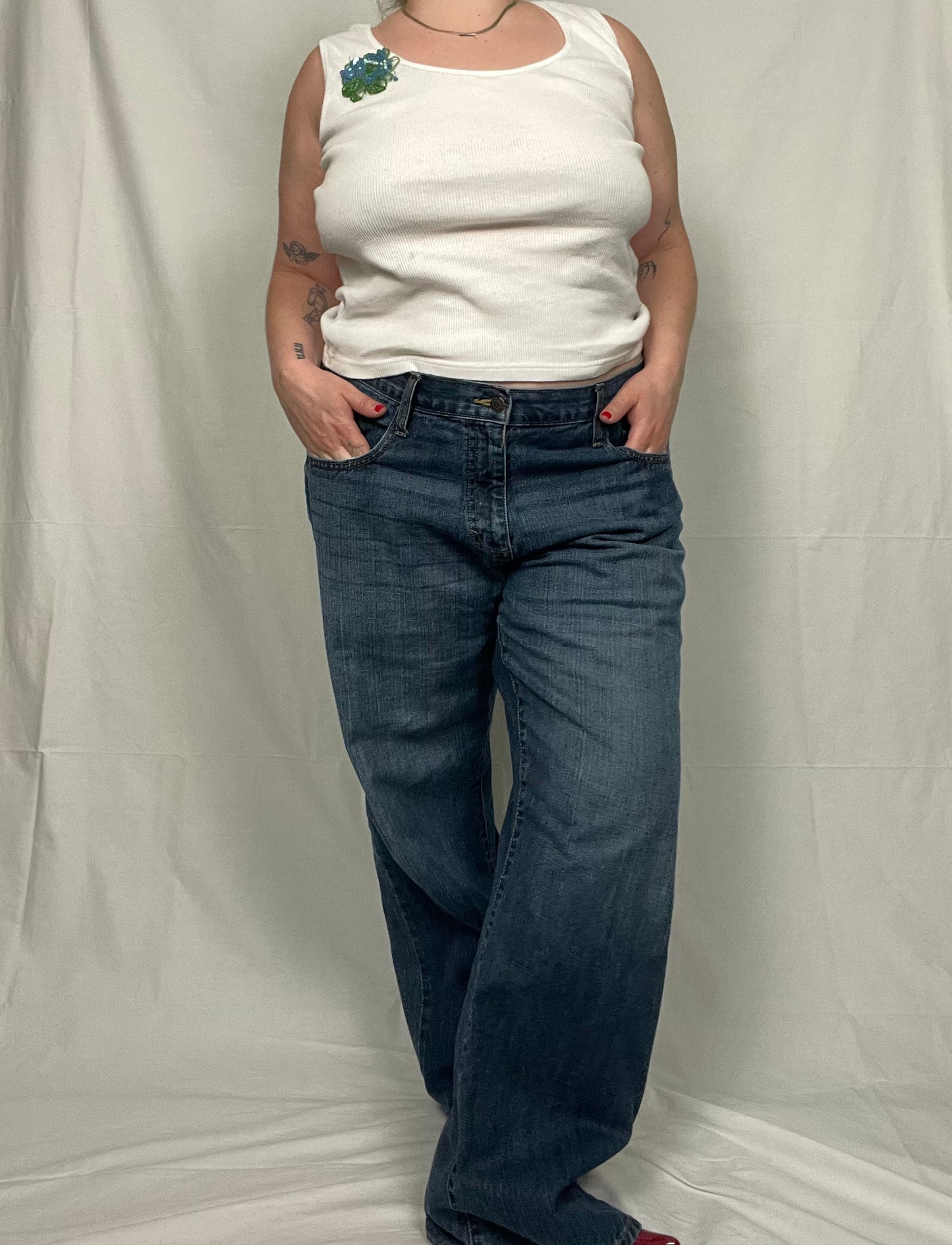 Retro Old Navy Baggy Denim Pant