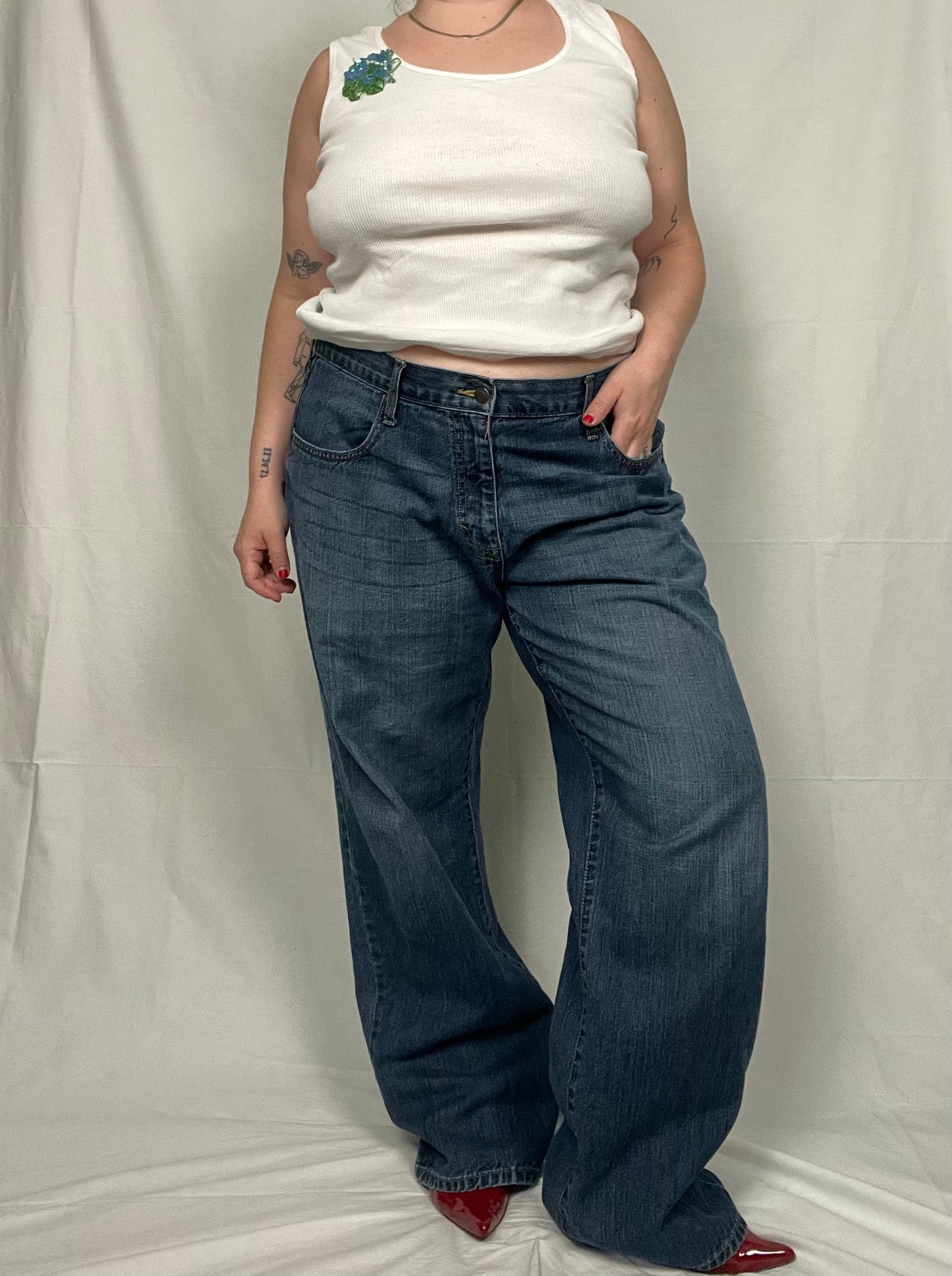 Retro Old Navy Baggy Denim Pant