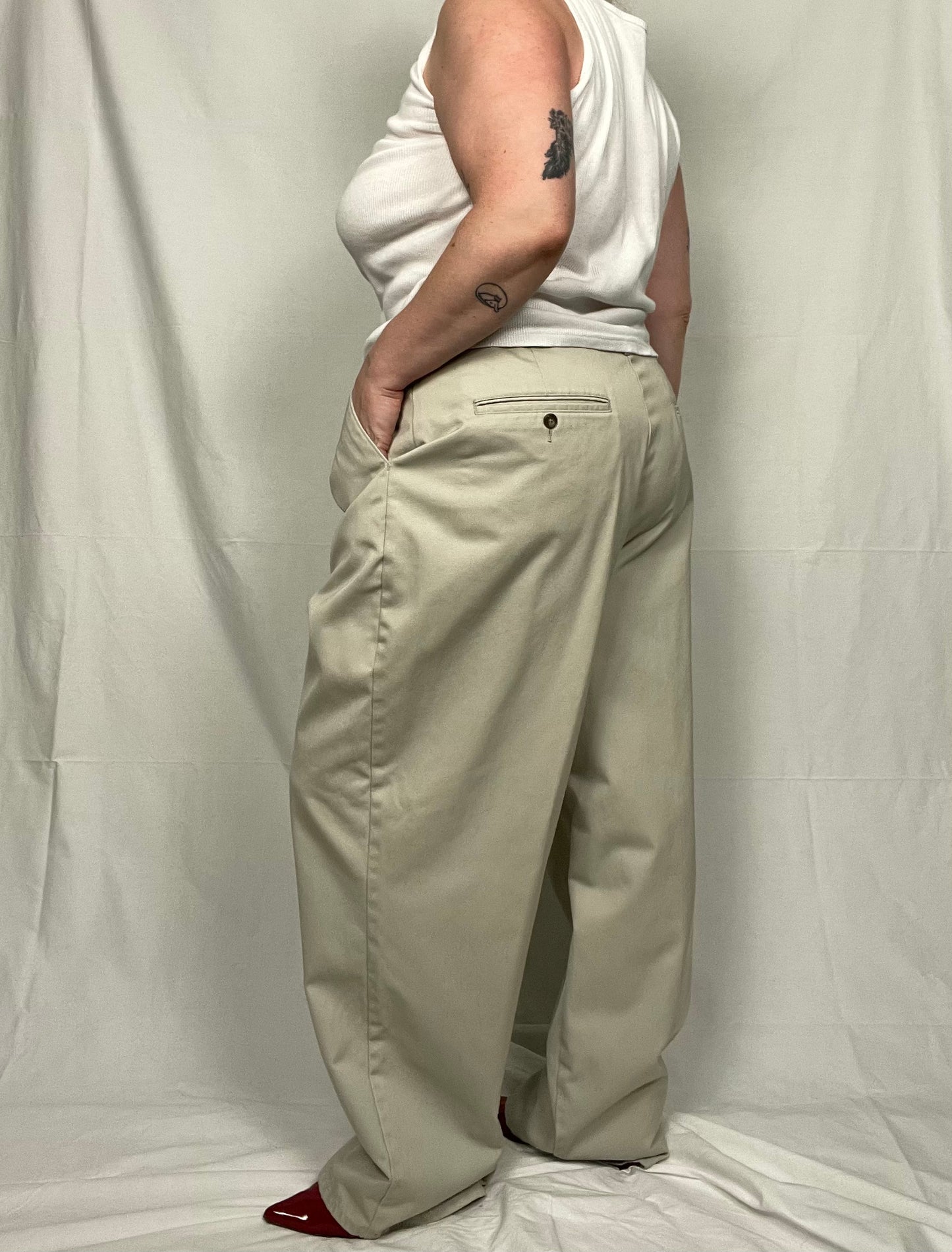 Classic Retro Khaki Pant