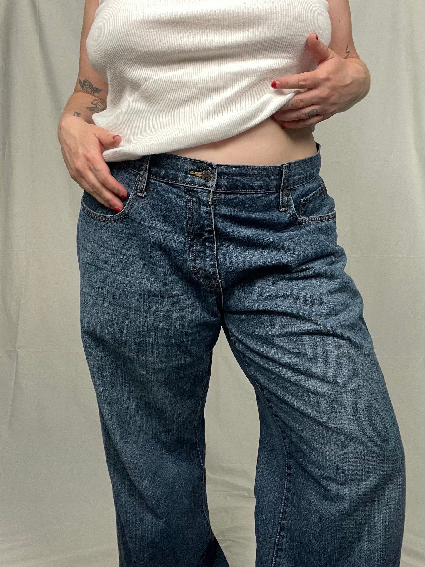 Retro Old Navy Baggy Denim Pant