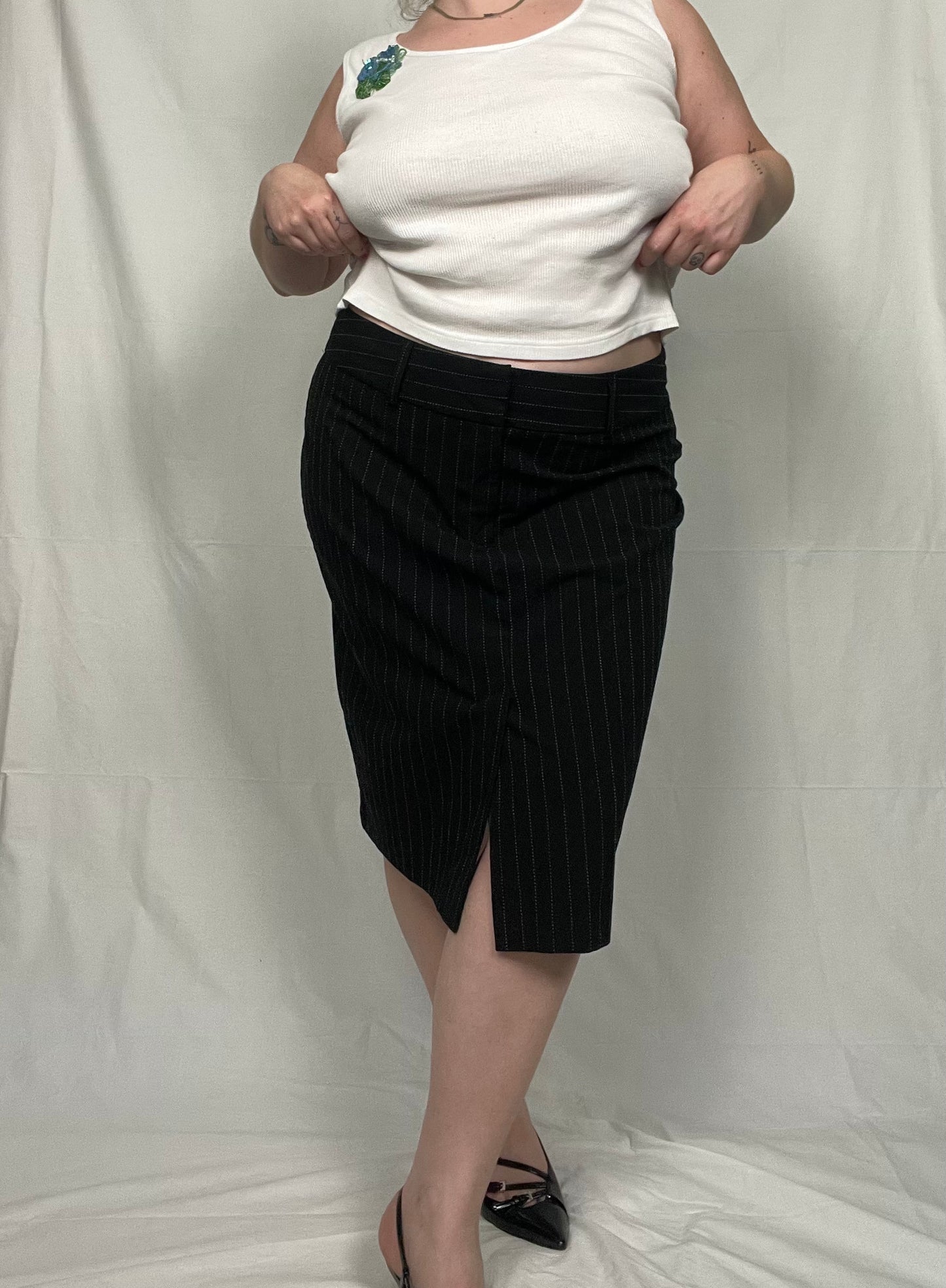 Scandi Vibes Vintage Y2K True Midi Skirt