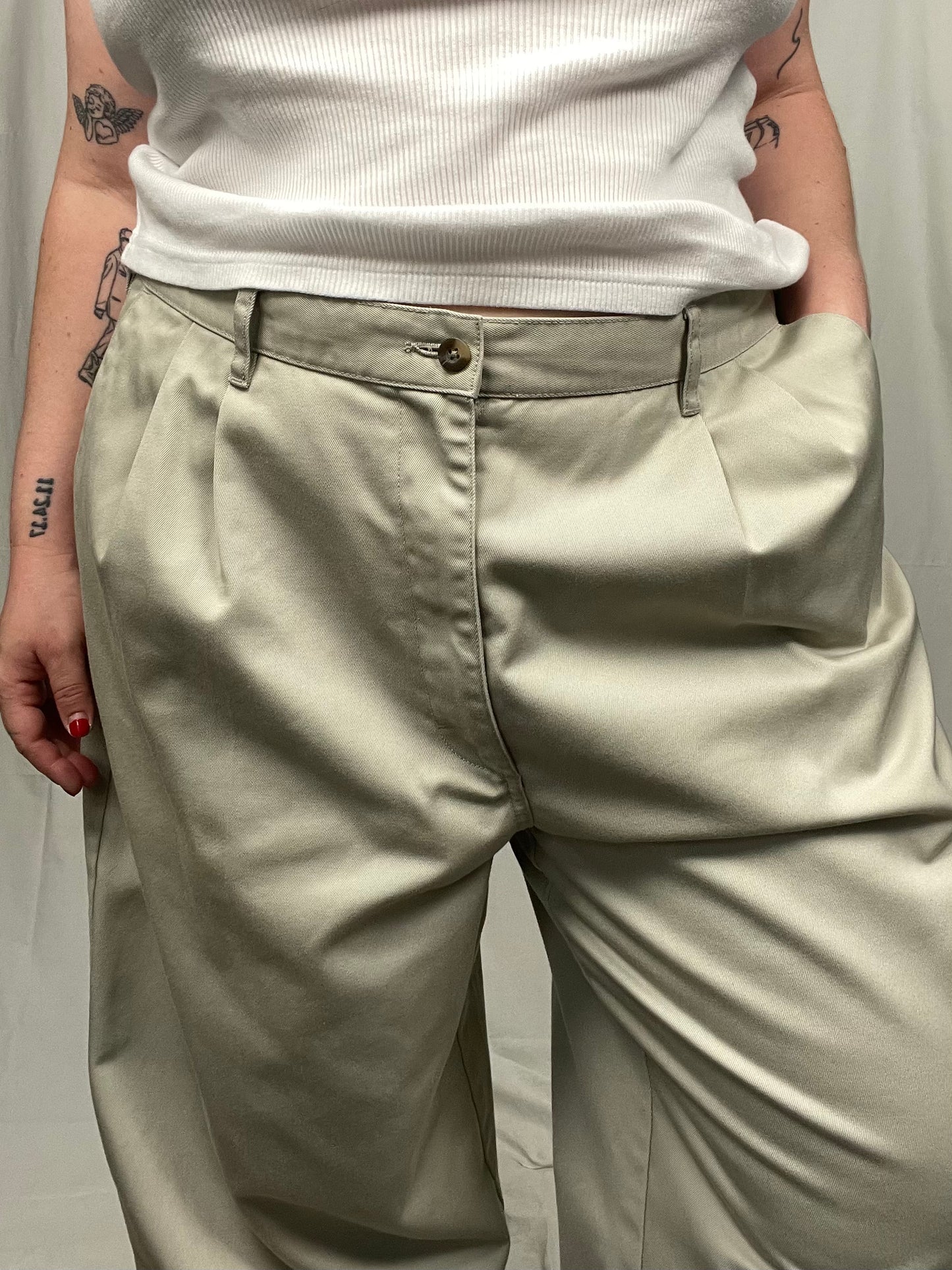 Classic Retro Khaki Pant