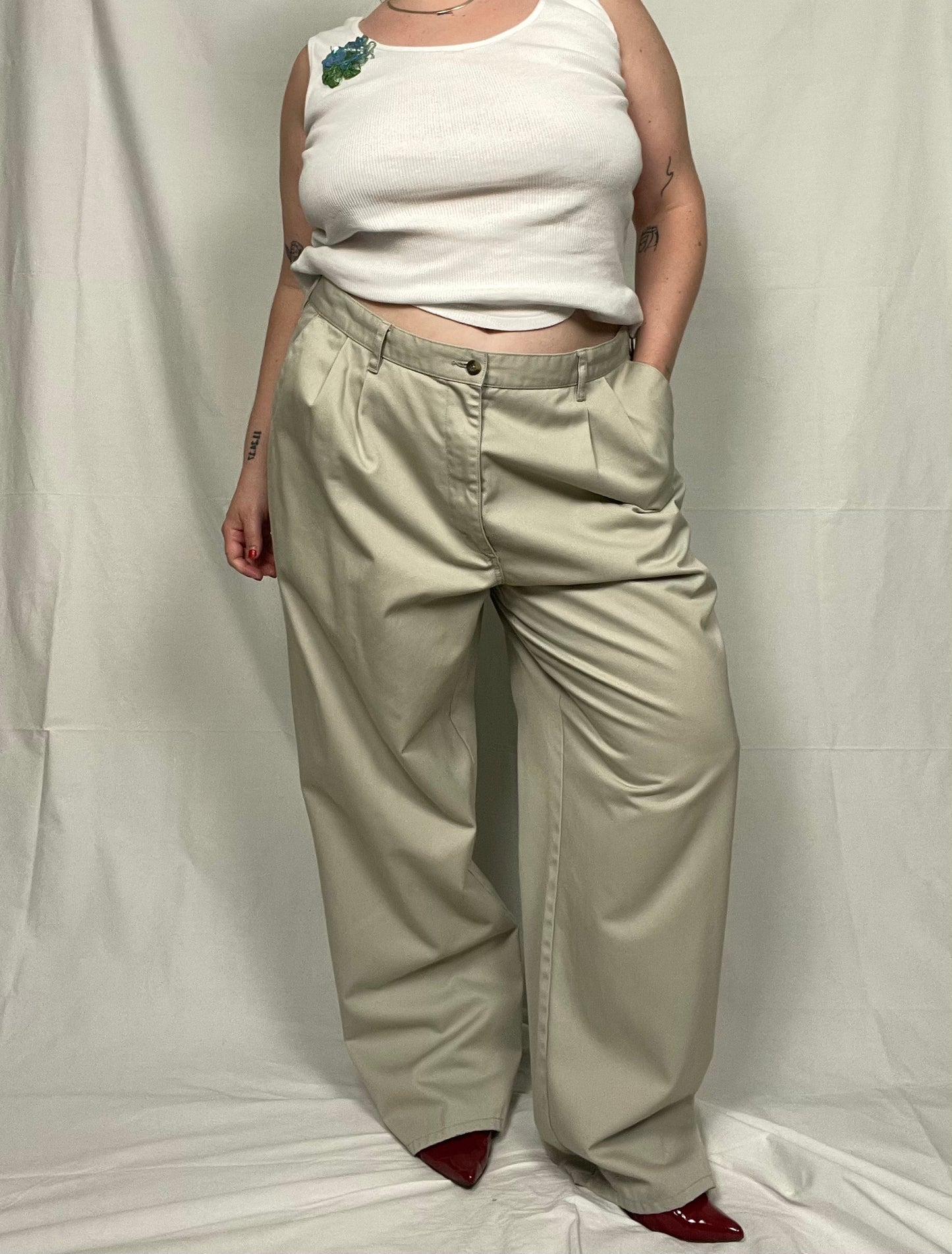 Classic Retro Khaki Pant