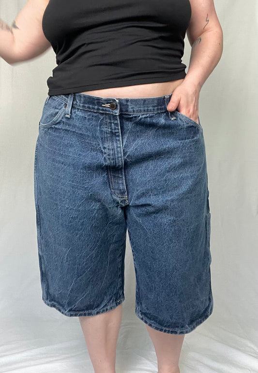 Retro Dickies Carpenter Style Denim Short sz 16/18