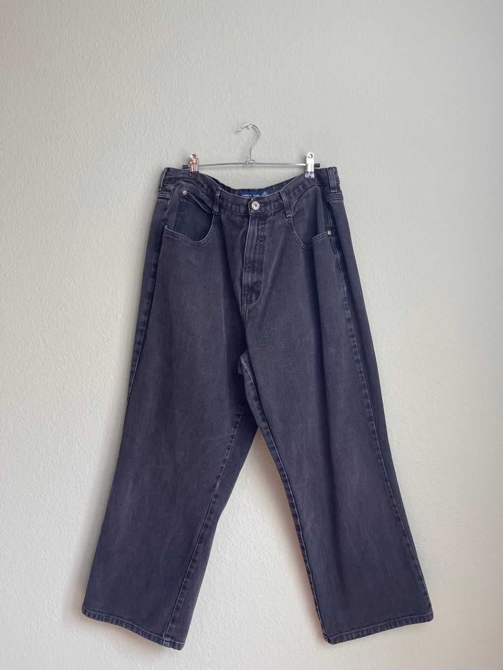 Vintage Venezia Black Denim Pant sz 14-16