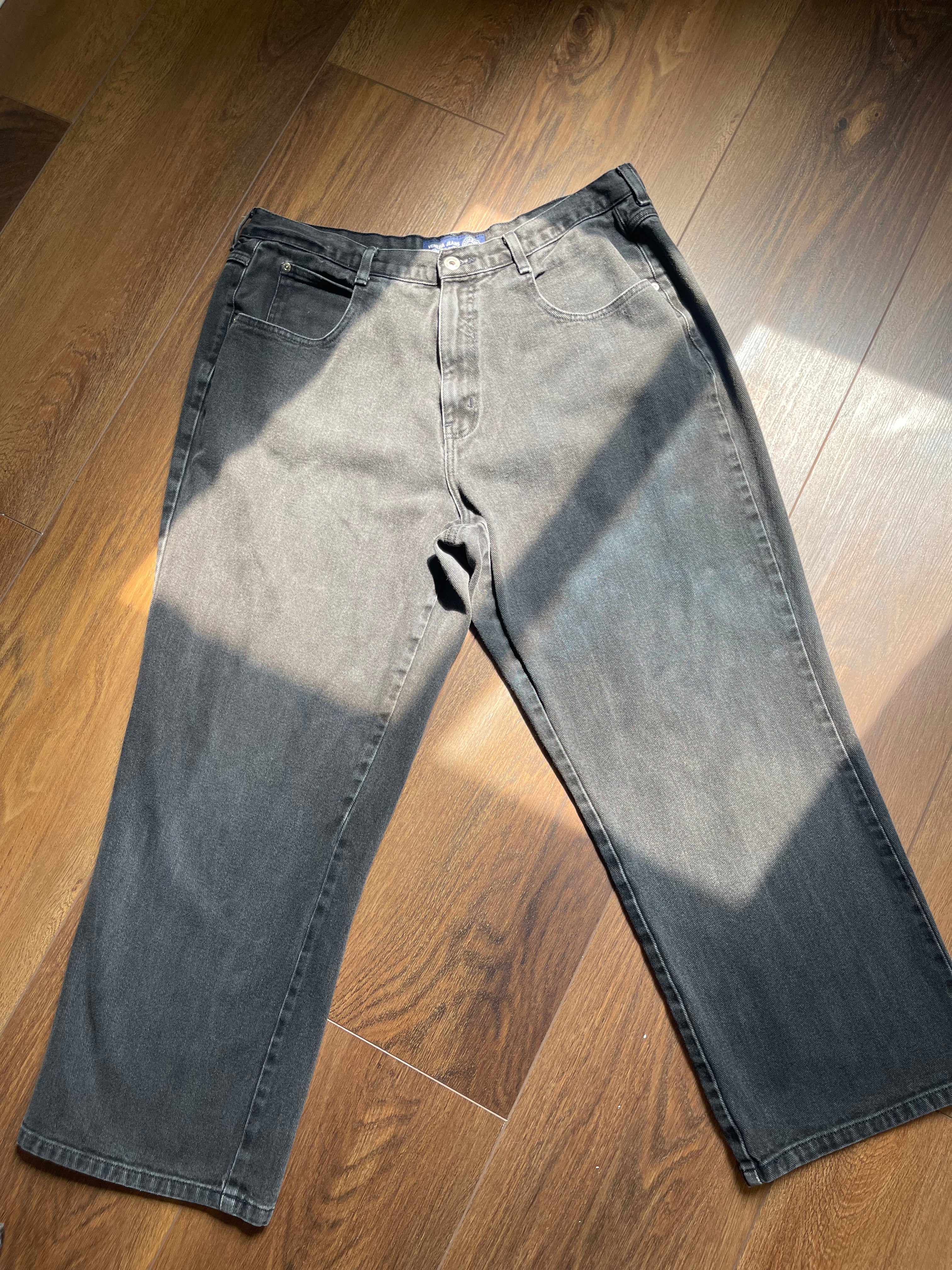 Vintage Venezia Black Denim Pant sz 14-16