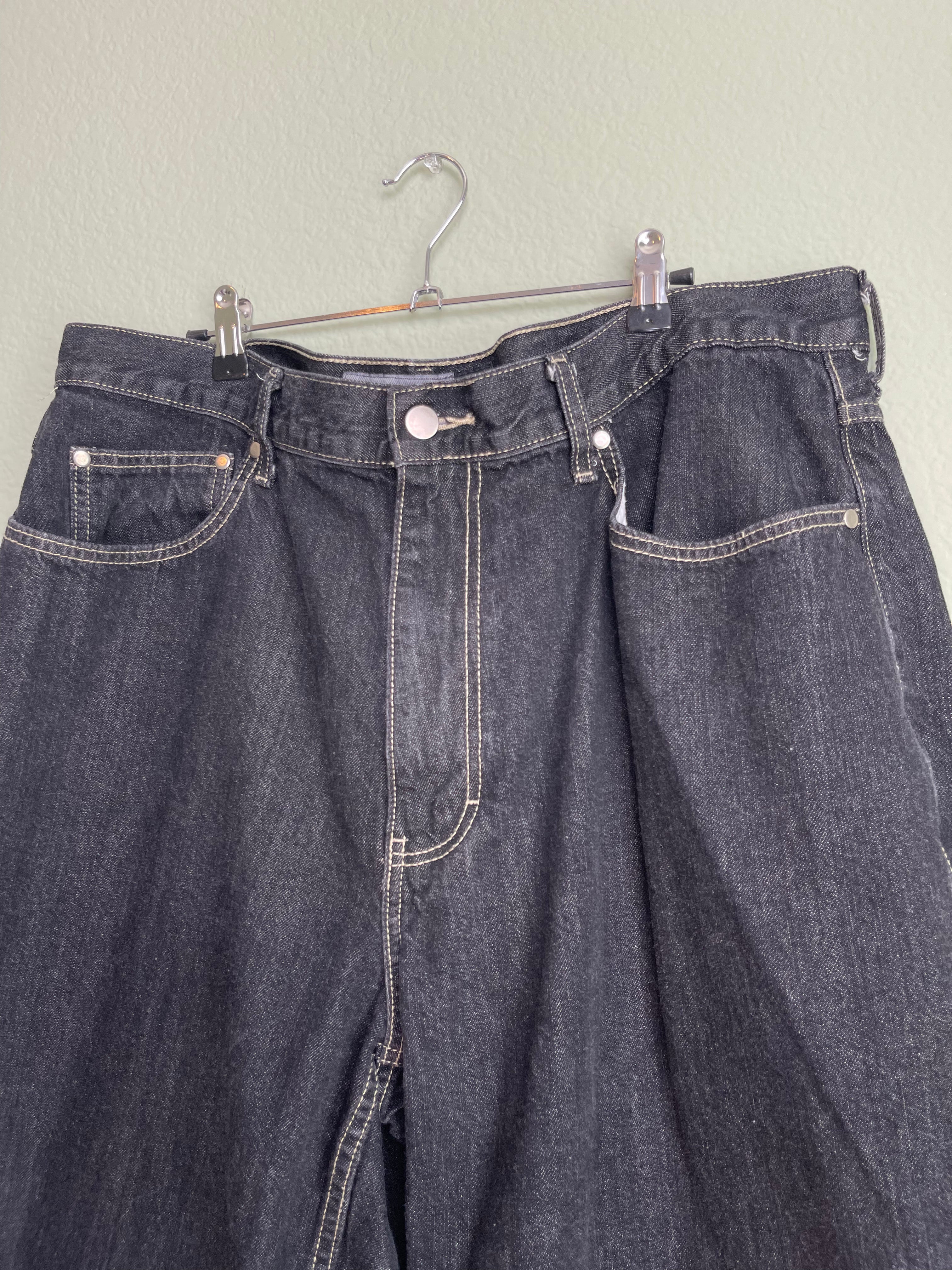 Vintage Baggy Fit "Menswear" Denim Short sz 16