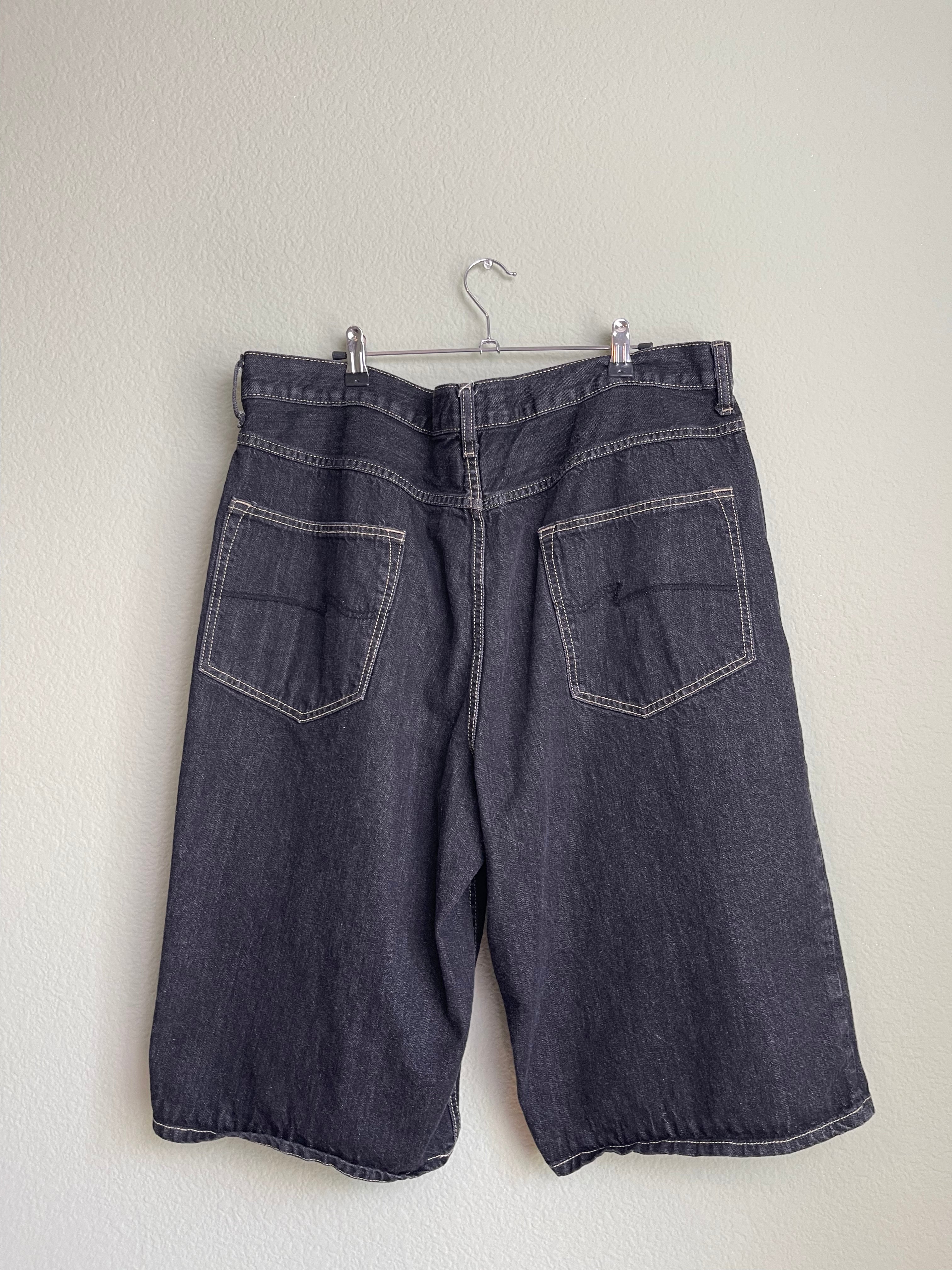 Vintage Baggy Fit "Menswear" Denim Short sz 16
