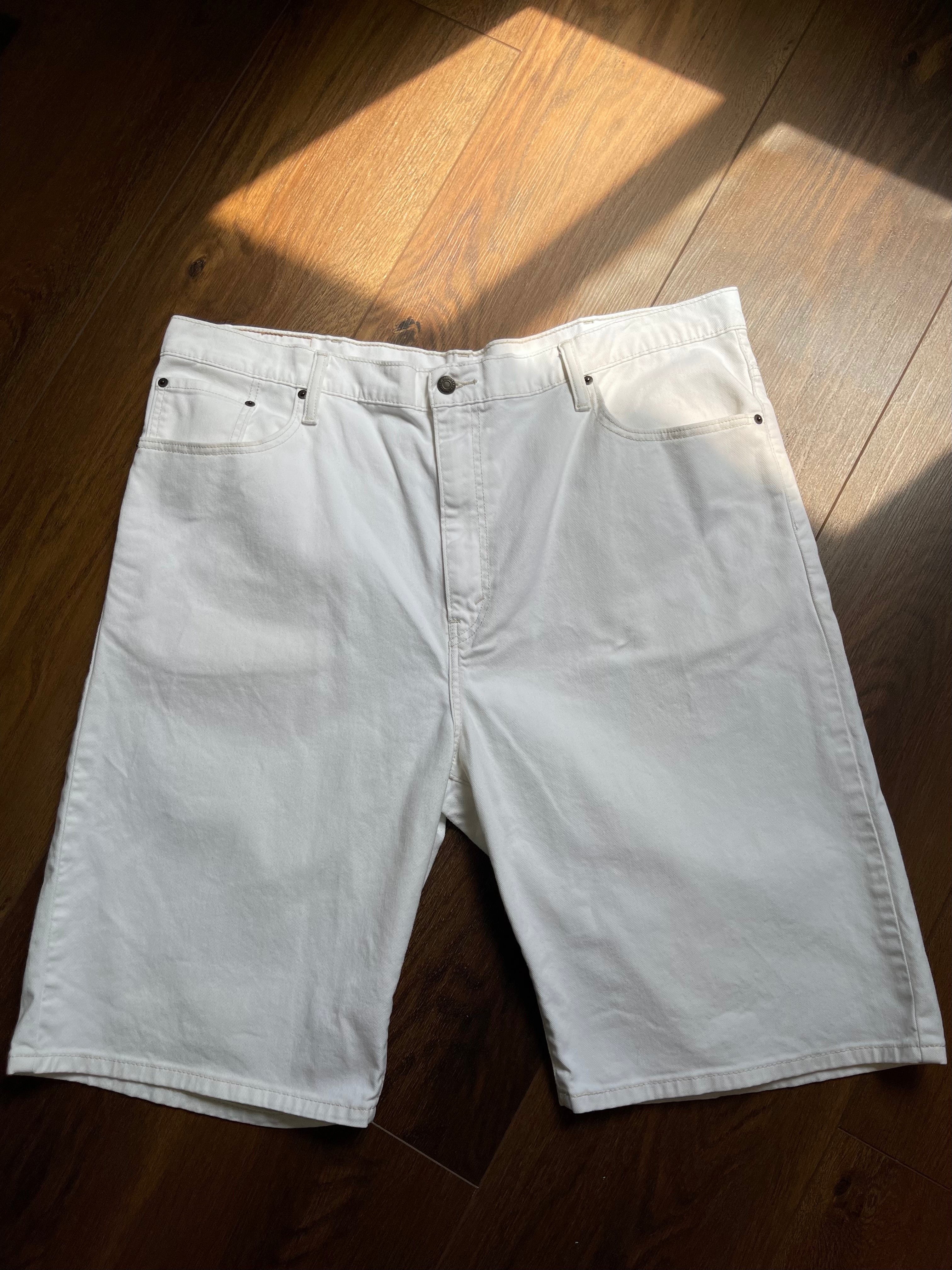 Levi 569 Classic Straight White Denim Short sz 18-20