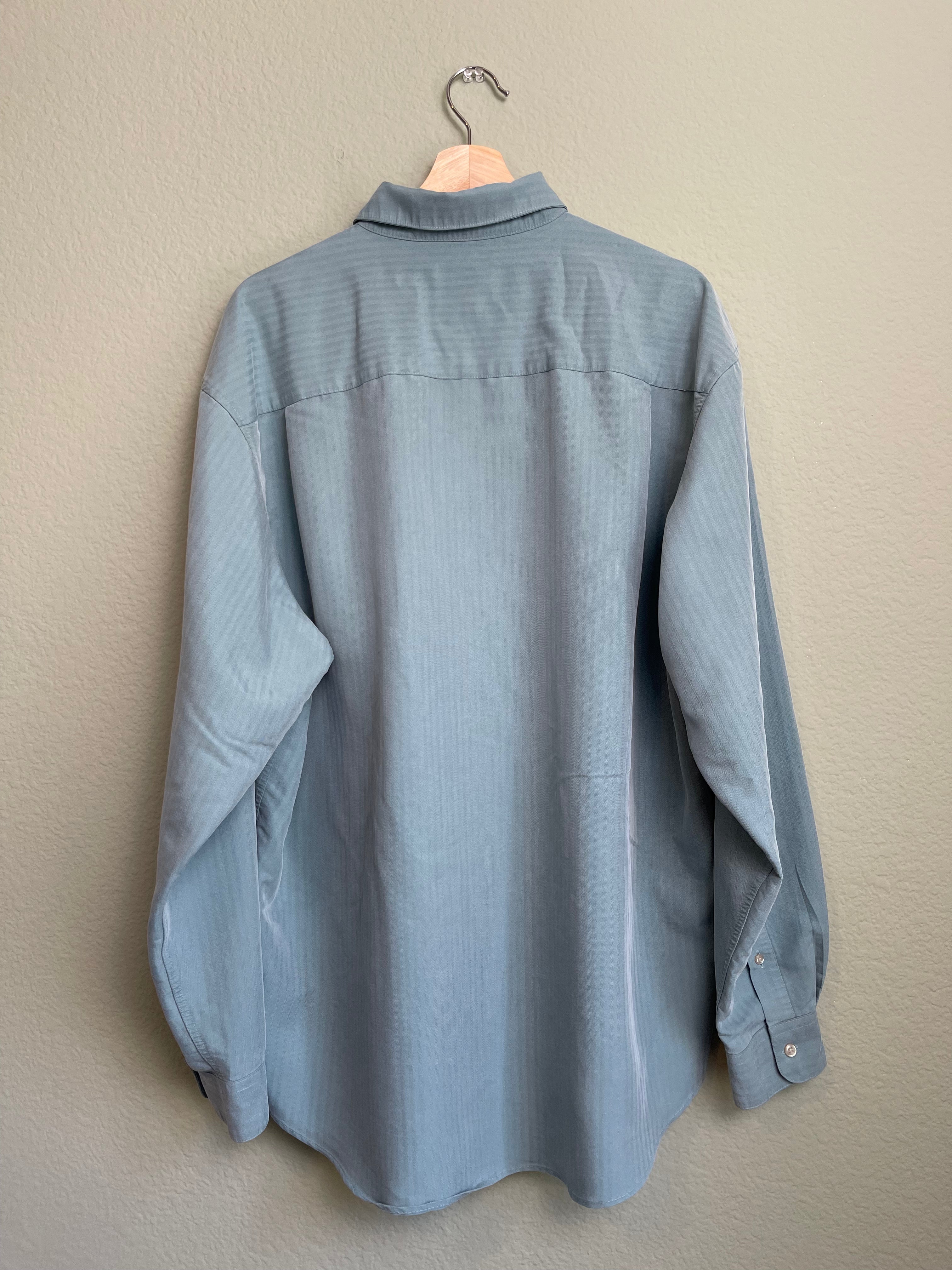 Retro Alfani "Menswear" Flow Button Down sz xl