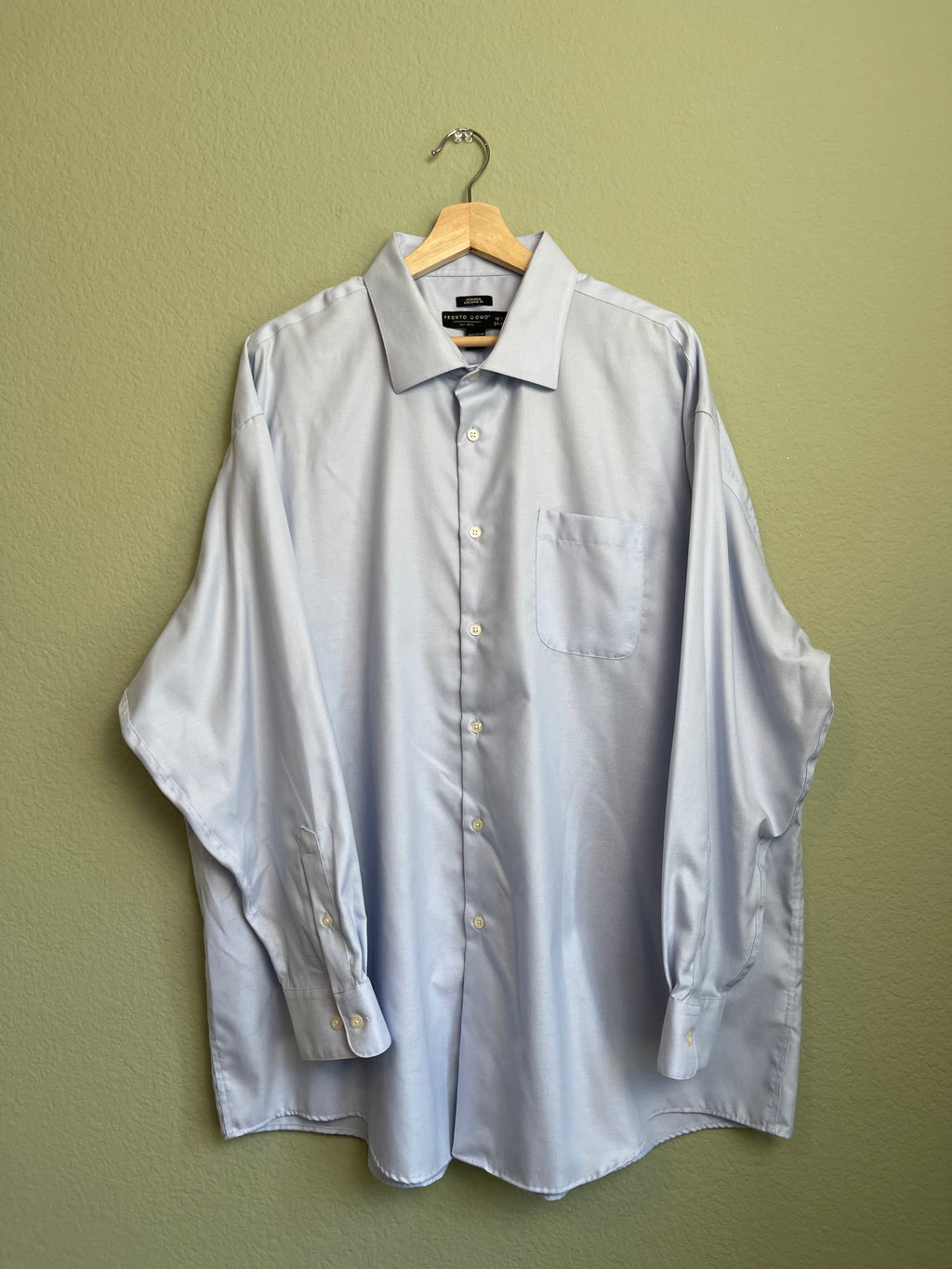 Pronto Uomo Classic Blue "Menswear" Button Down sz xl-3x