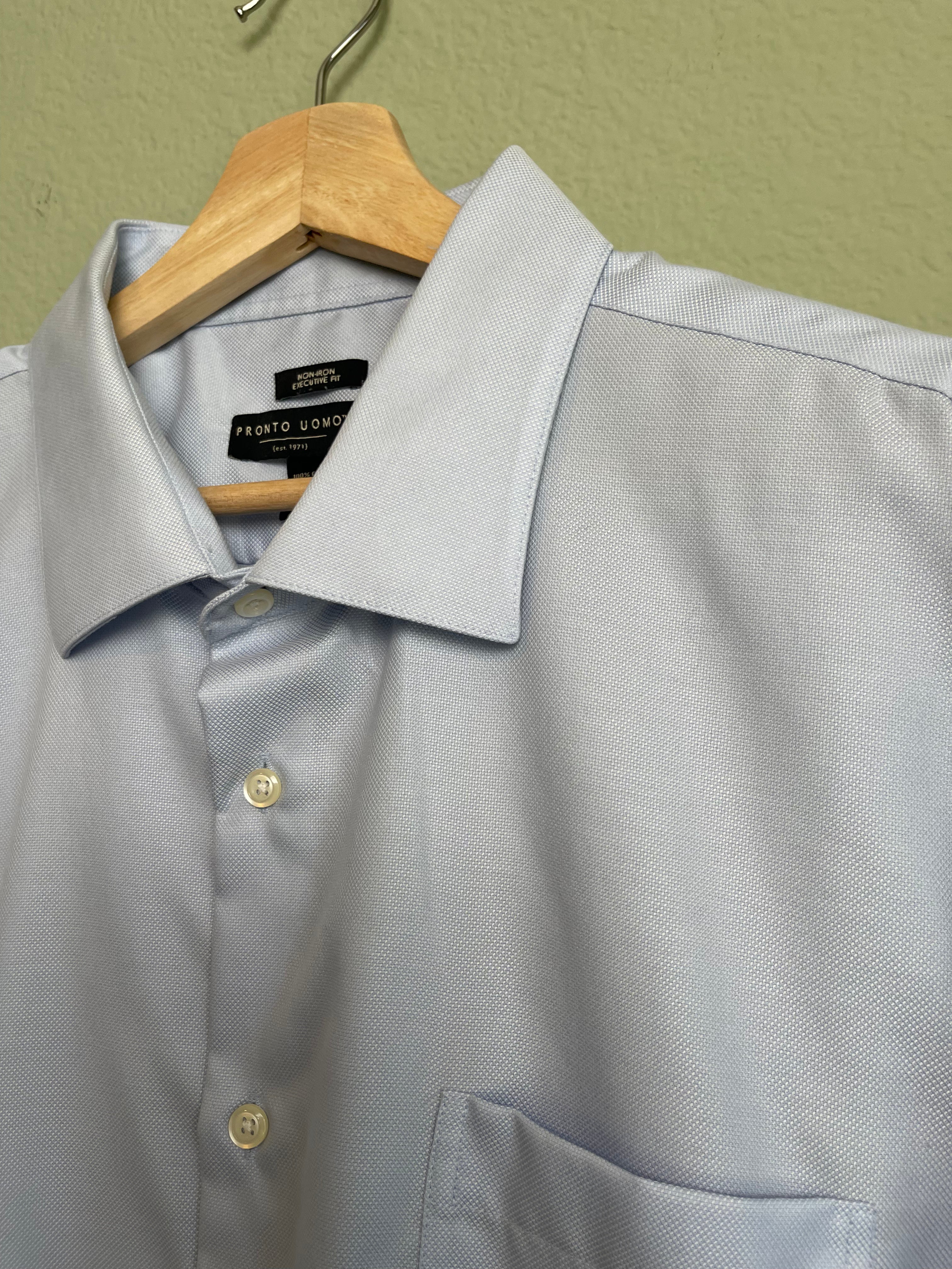 Pronto Uomo Classic Blue "Menswear" Button Down sz xl-3x