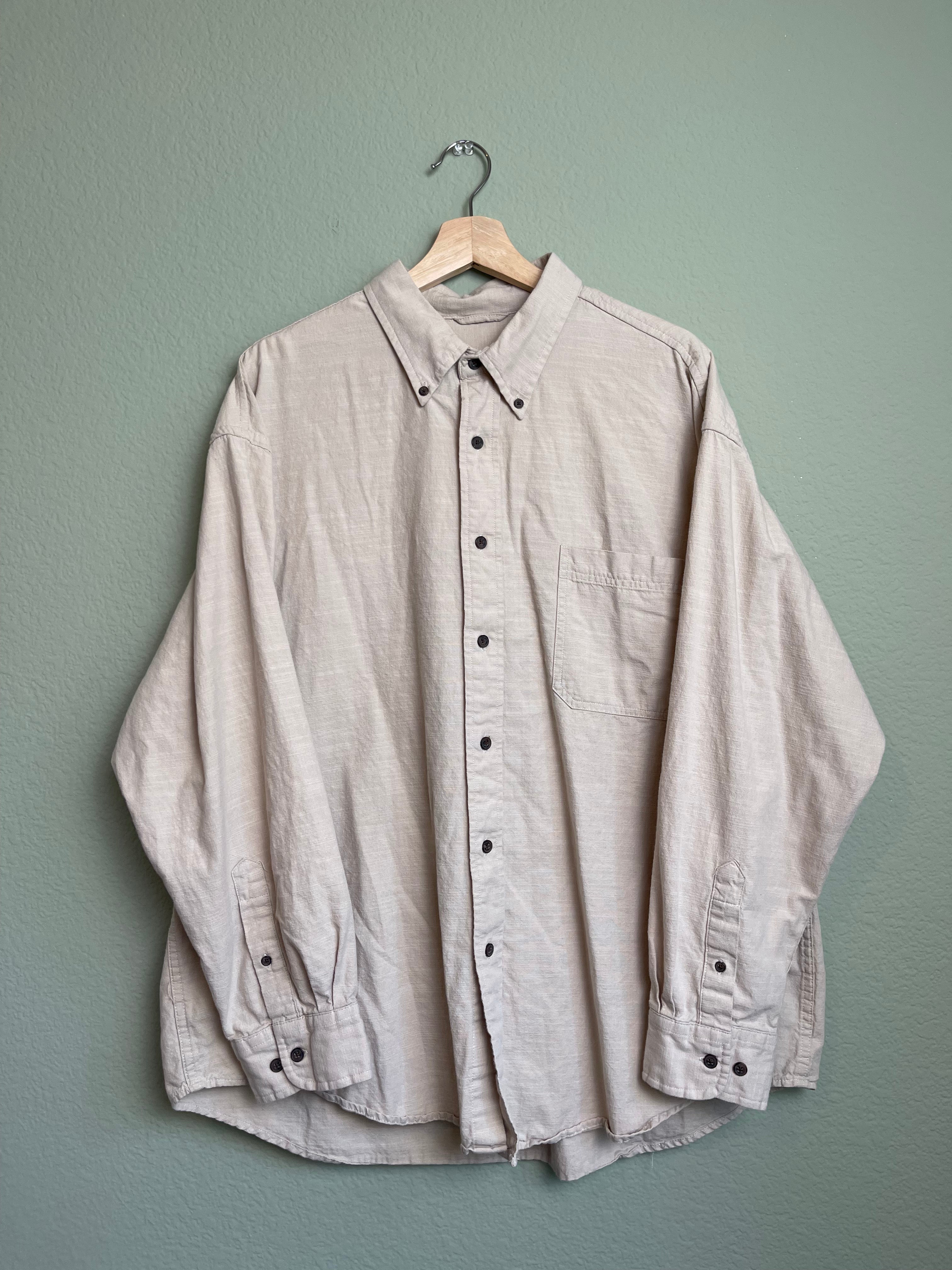 Retro Workwear Style "Menswear" Button Down sz xl-3x