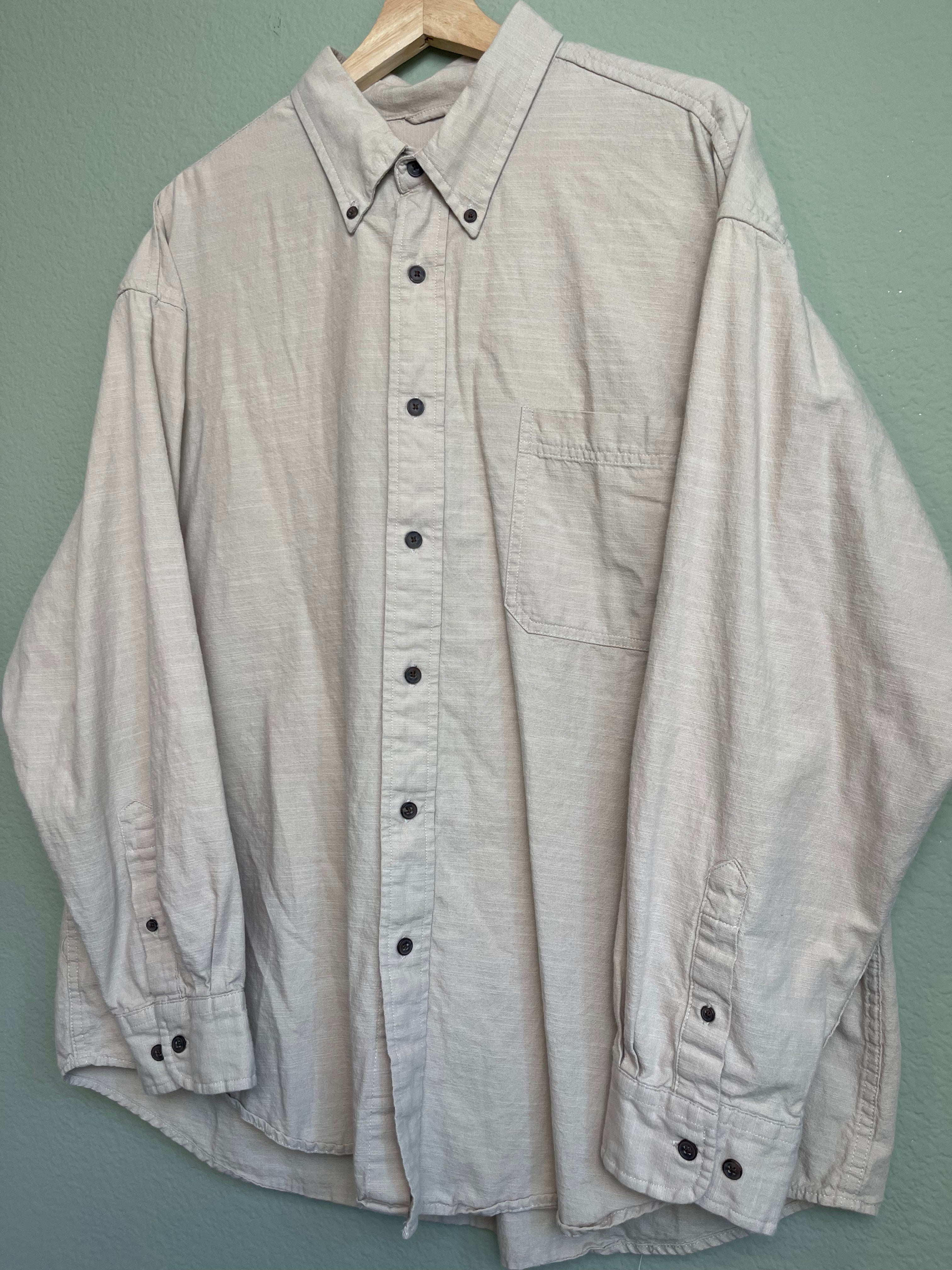 Retro Workwear Style "Menswear" Button Down sz xl-3x