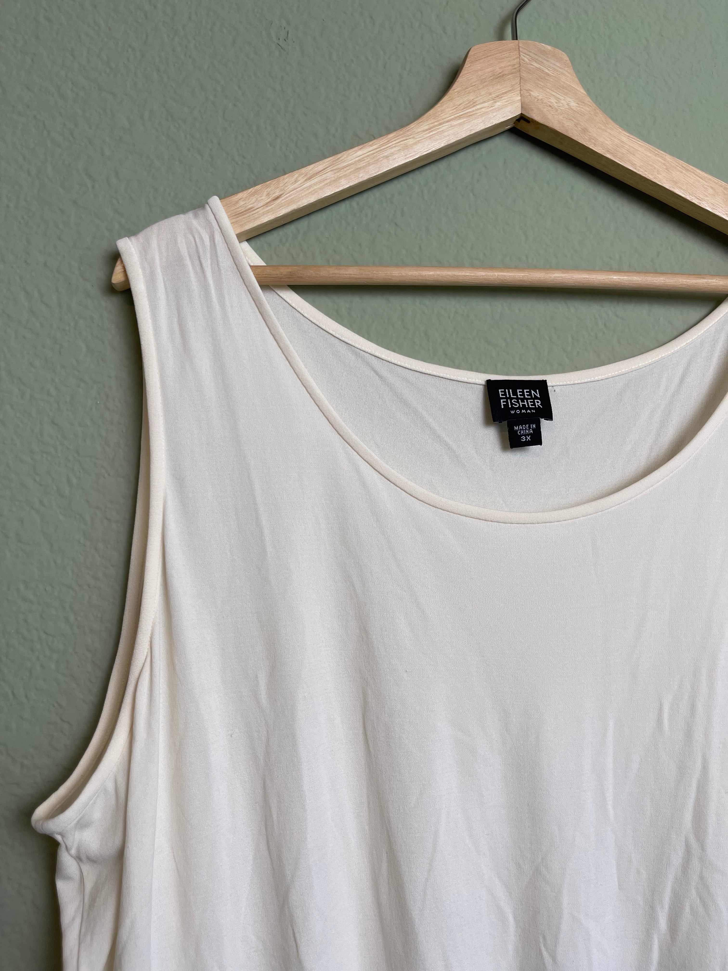 Timeless Eileen Fisher Silk Tank Blouse sz 3x