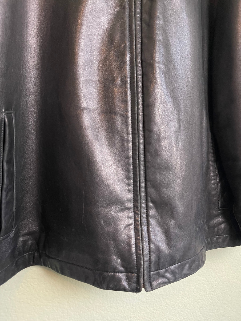 Vintage Eddie Bauer Menswear Leather Jacket sz xxl