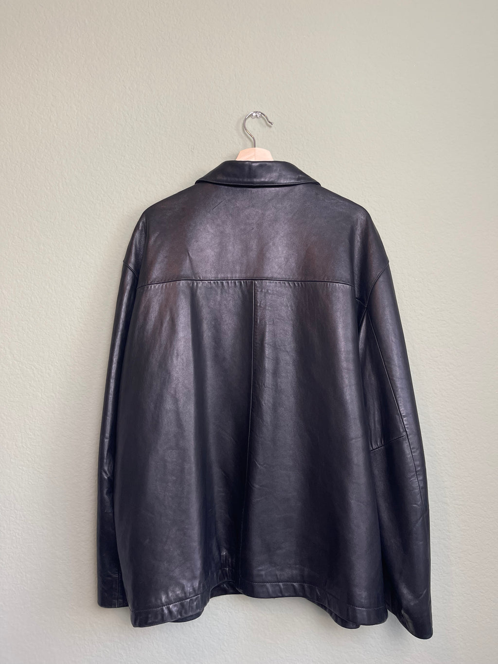 Vintage Eddie Bauer Menswear Leather Jacket sz xxl