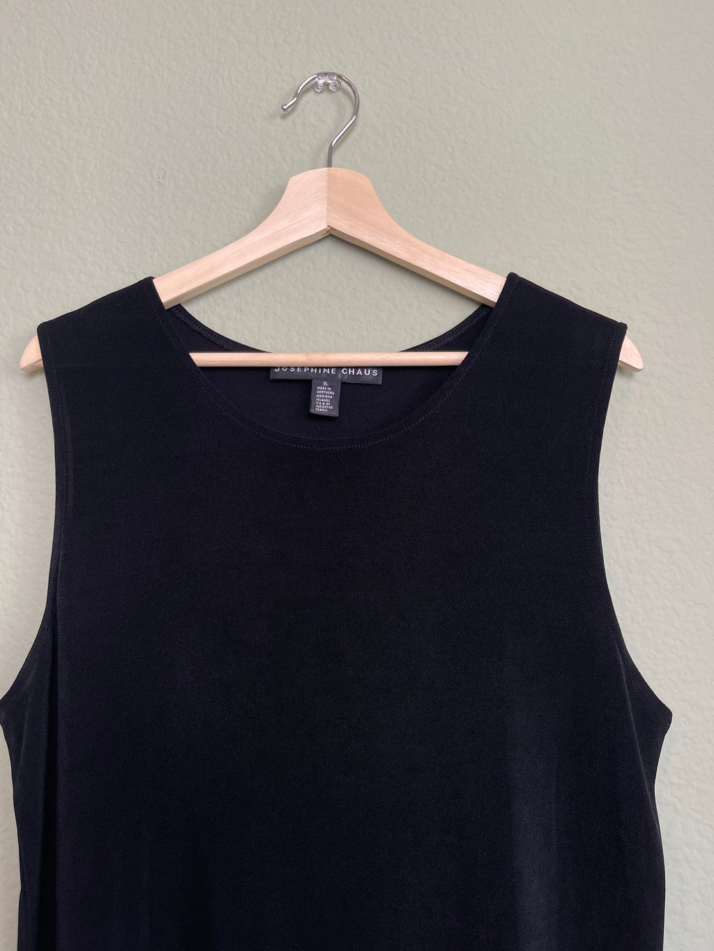 Vintage Black Textured Top sz xl-2x