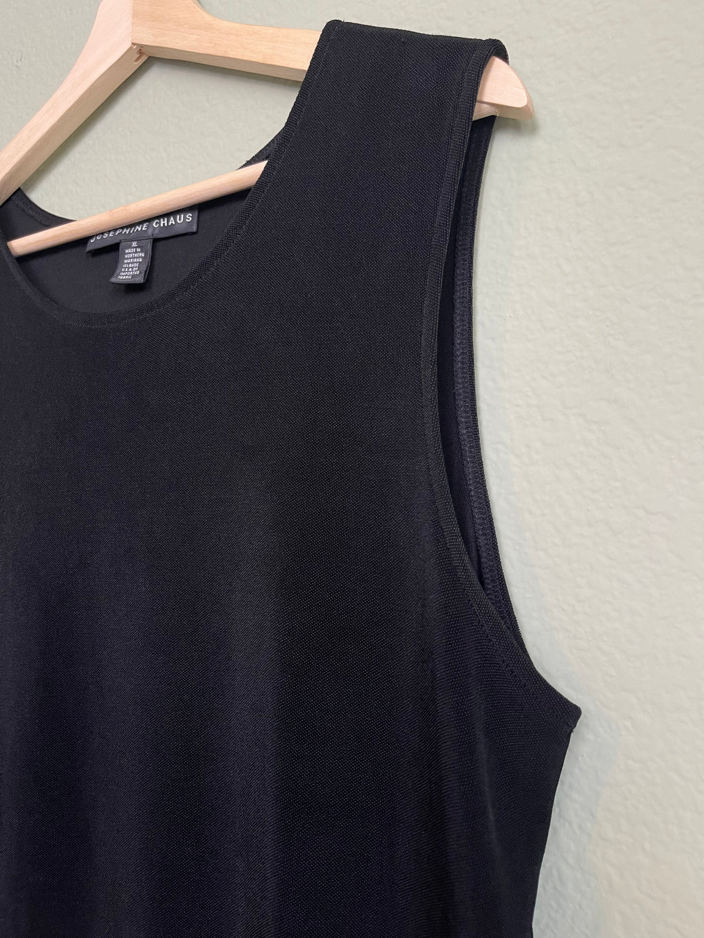 Vintage Black Textured Top sz xl-2x