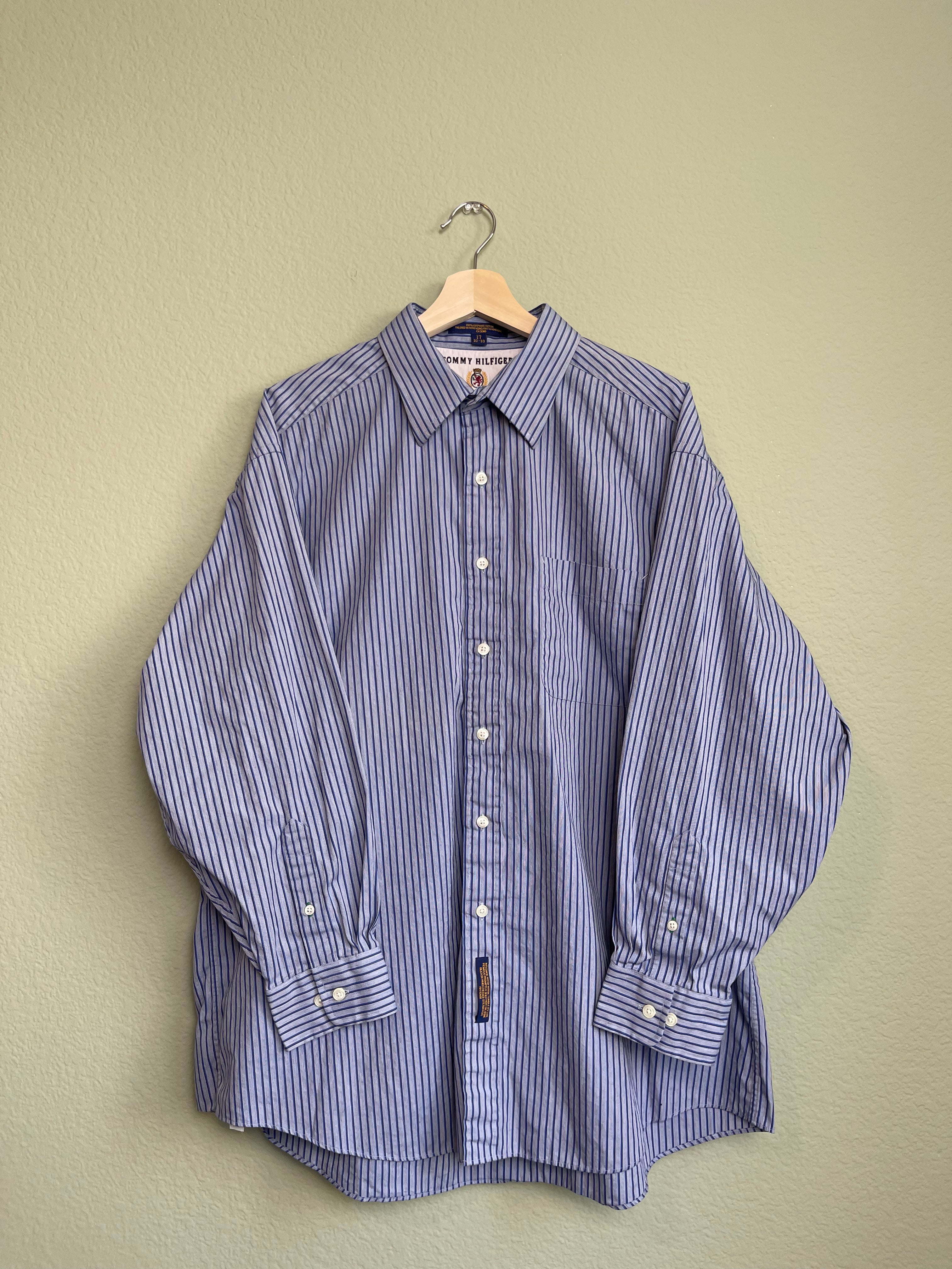 Vintage 1997 Tommy Hilfiger Menswear Button Down sz xl-2z