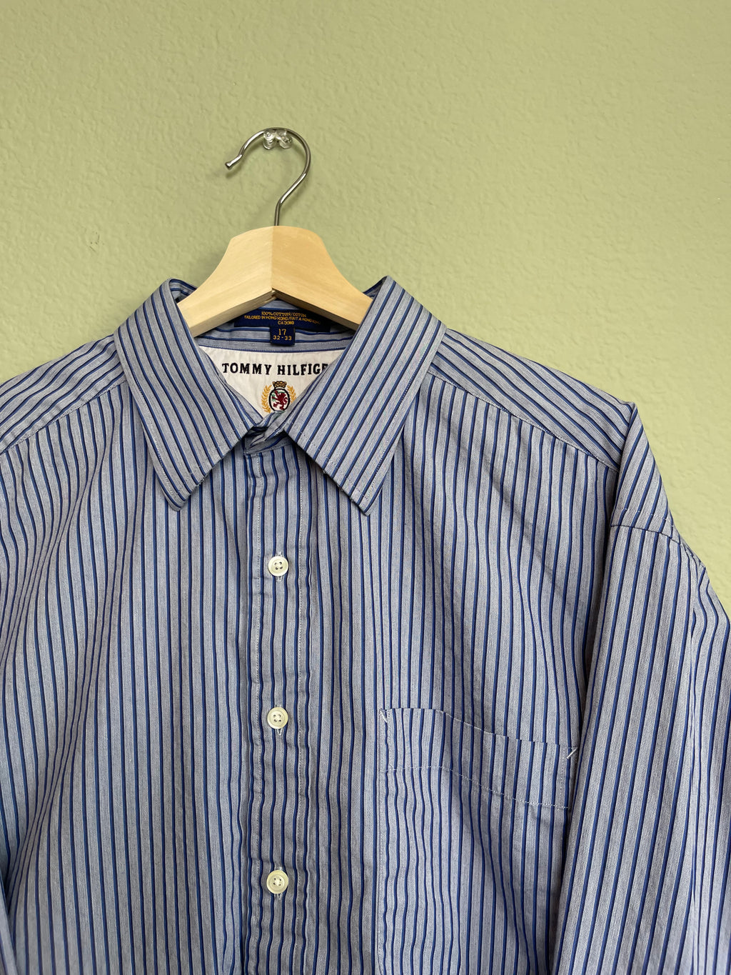 Vintage 1997 Tommy Hilfiger Menswear Button Down sz xl-2z