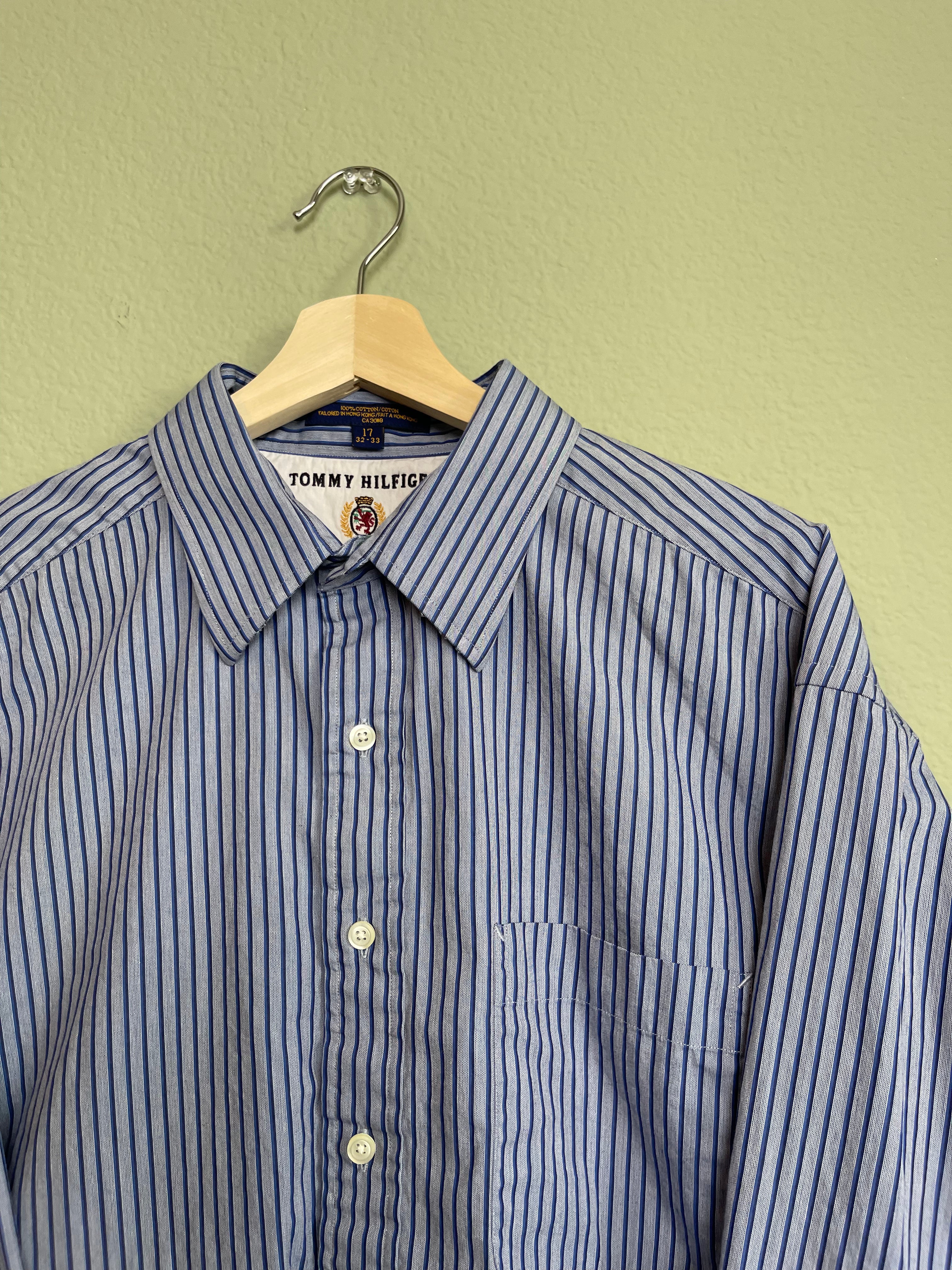 Vintage 1997 Tommy Hilfiger Menswear Button Down sz xl-2z