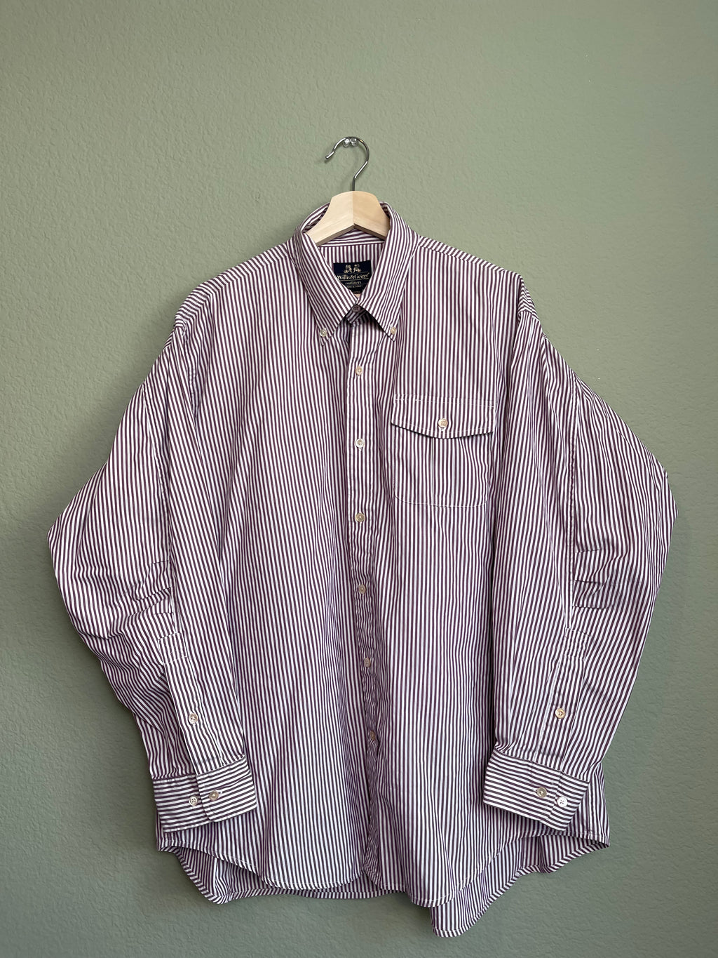 Vintage Striped Menswear Button Down sz xl-1x