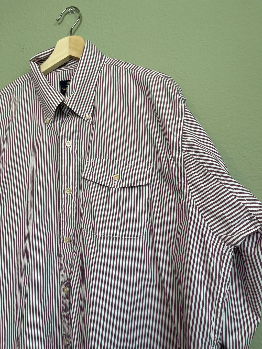 Vintage Striped Menswear Button Down sz xl-1x