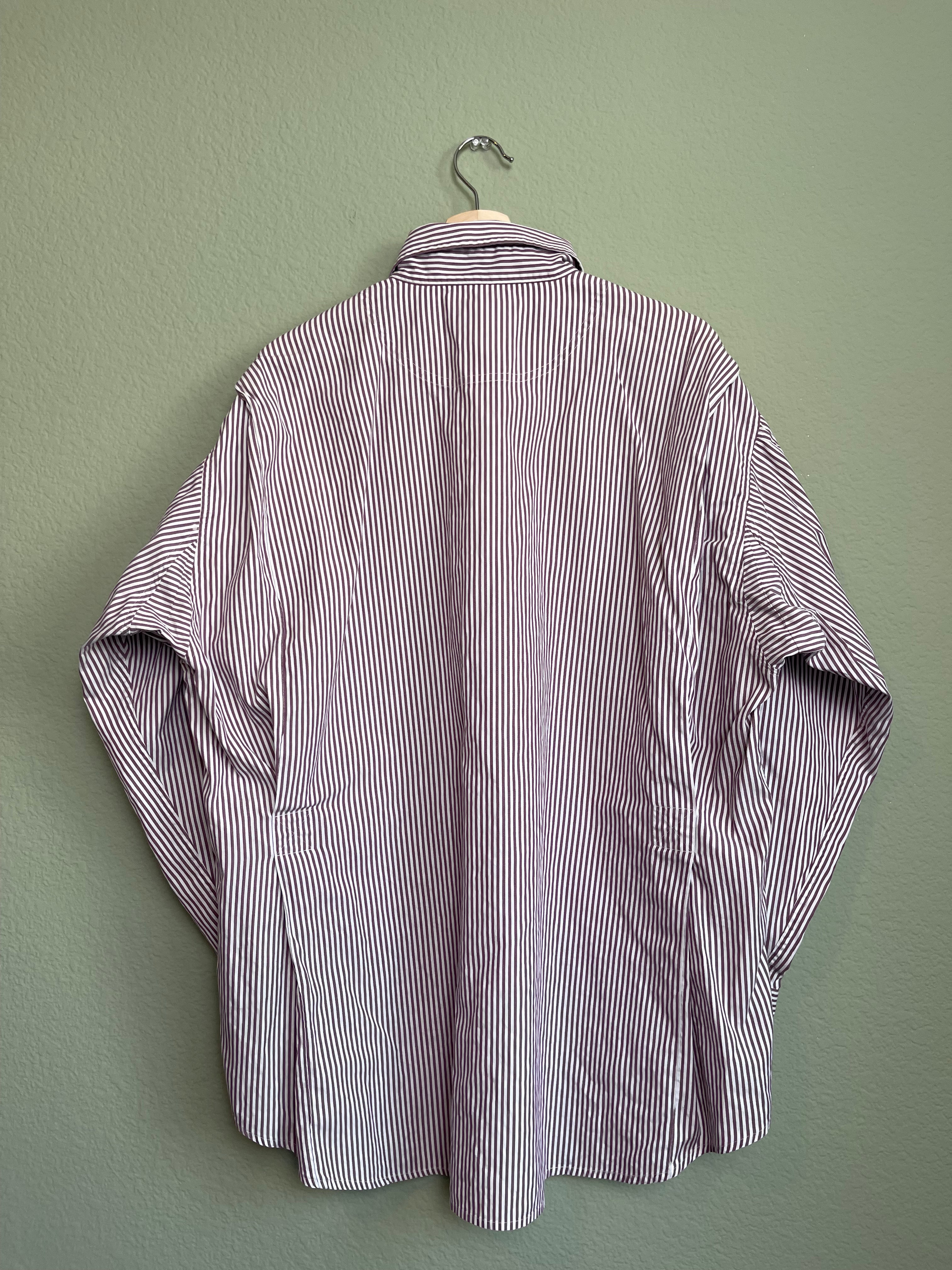 Vintage Striped Menswear Button Down sz xl-1x