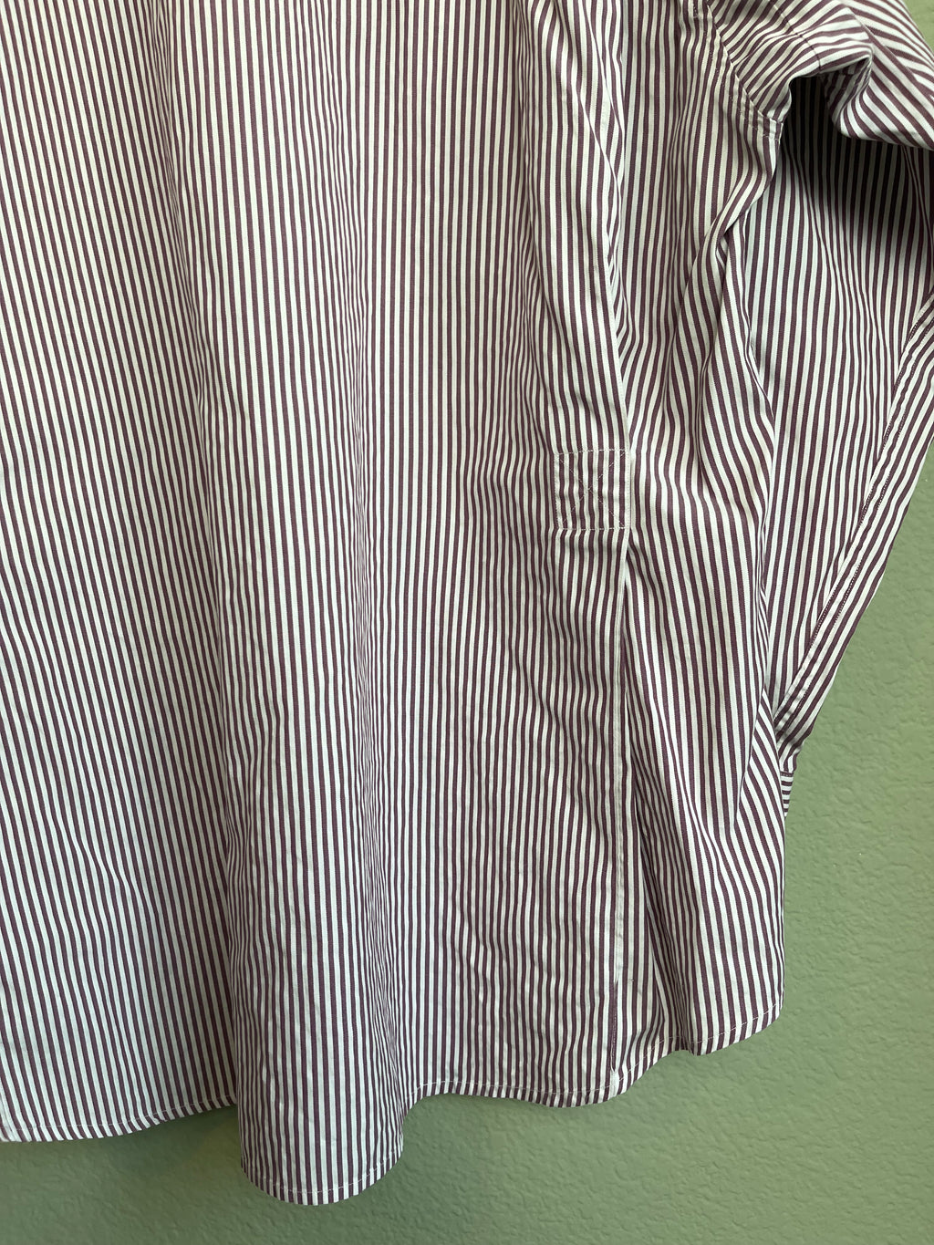 Vintage Striped Menswear Button Down sz xl-1x